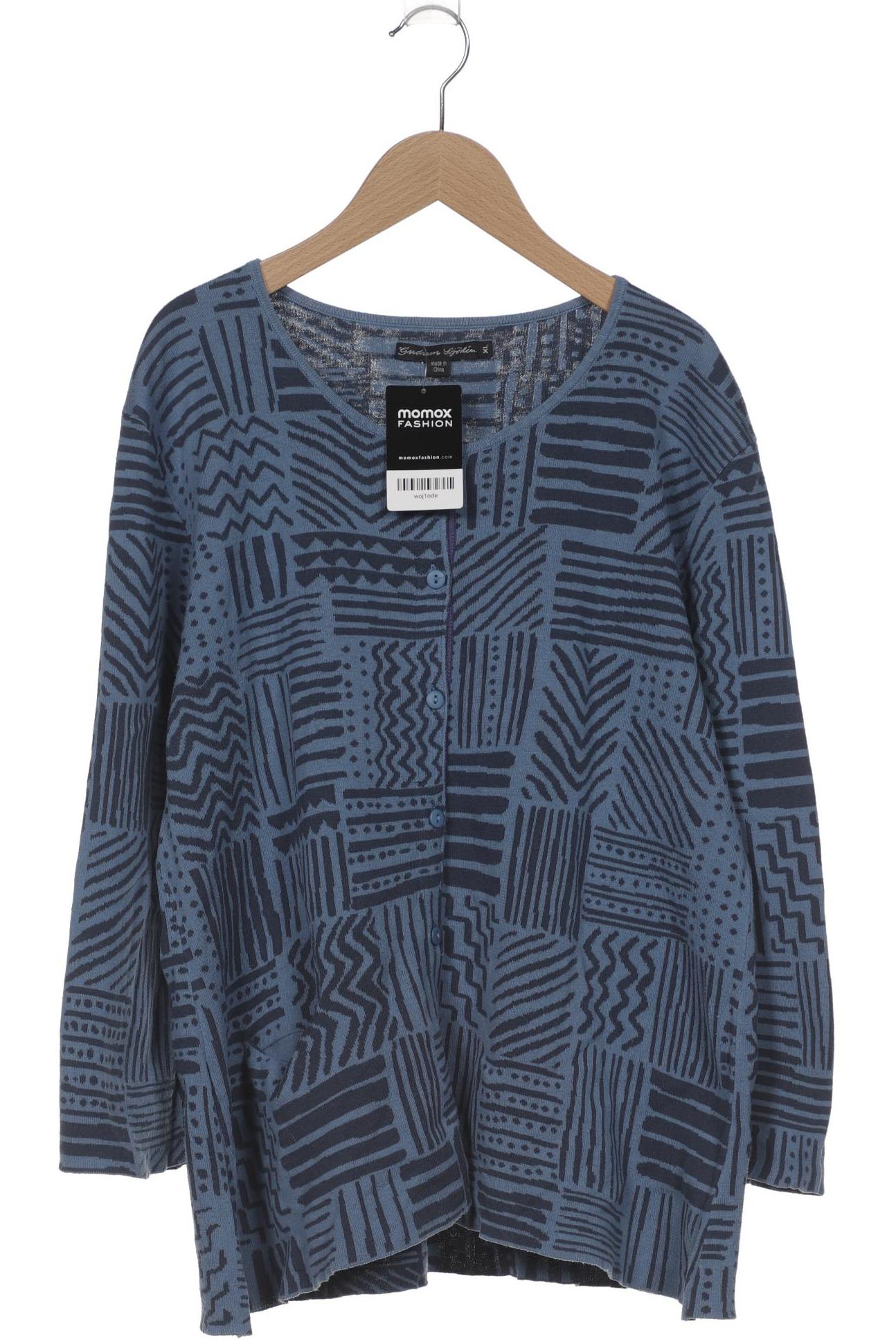 

Gudrun Sjödén Damen Strickjacke, blau, Gr. 44