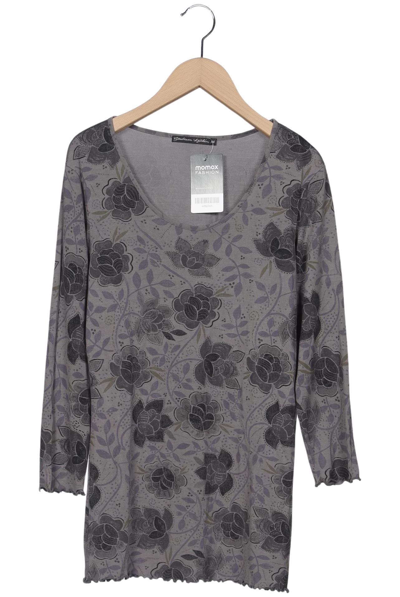 

Gudrun Sjödén Damen Langarmshirt, grau, Gr. 38