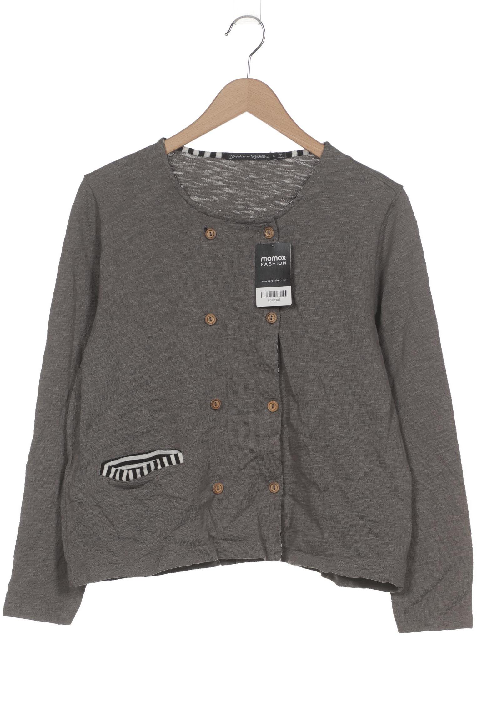 

Gudrun Sjödén Damen Strickjacke, grau, Gr. 42