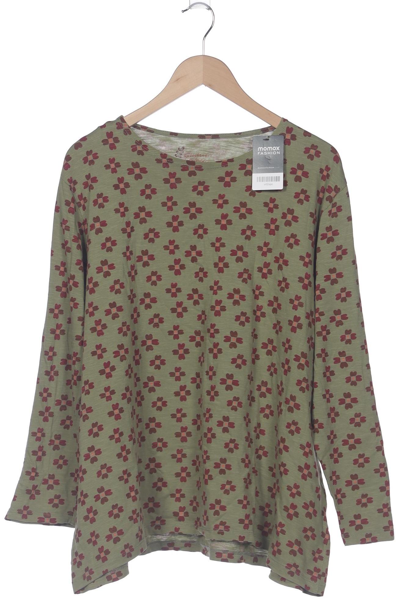

Gudrun Sjödén Damen Langarmshirt, grün, Gr. 46