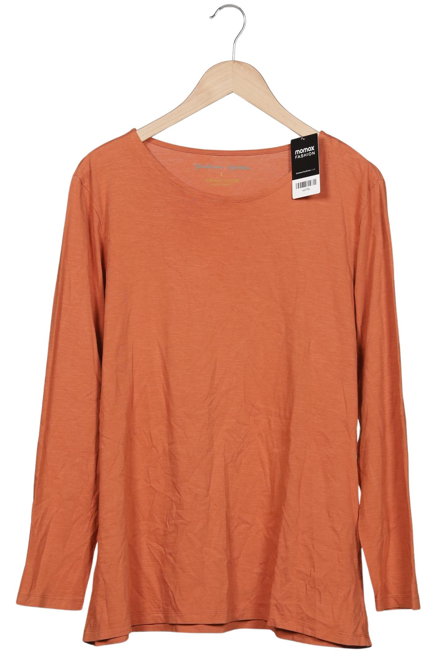 

Gudrun Sjödén Damen Langarmshirt, orange, Gr. 42