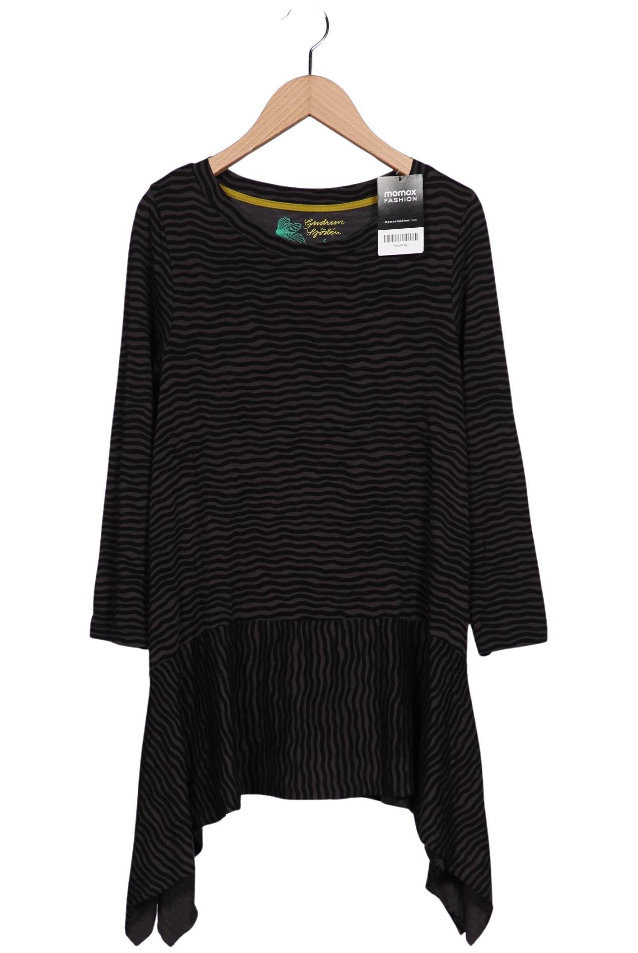 

Gudrun Sjödén Damen Langarmshirt, schwarz, Gr. 36