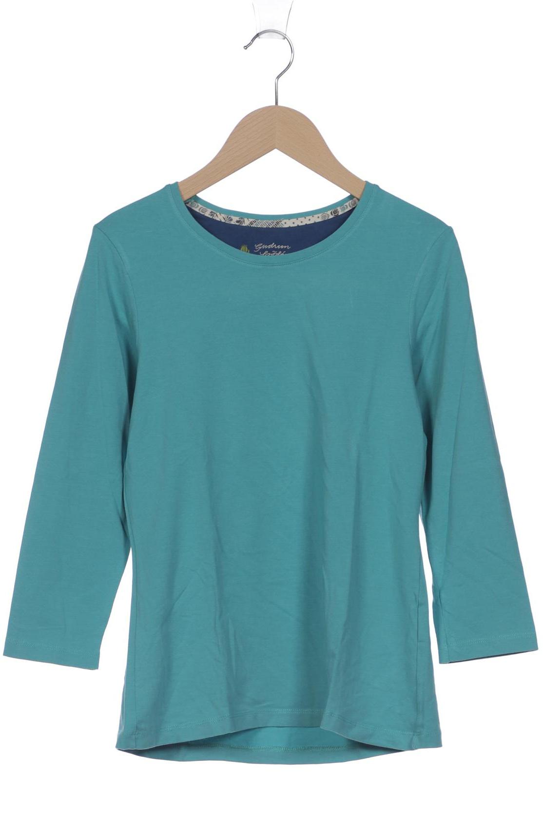 

Gudrun Sjödén Damen Langarmshirt, blau, Gr. 36