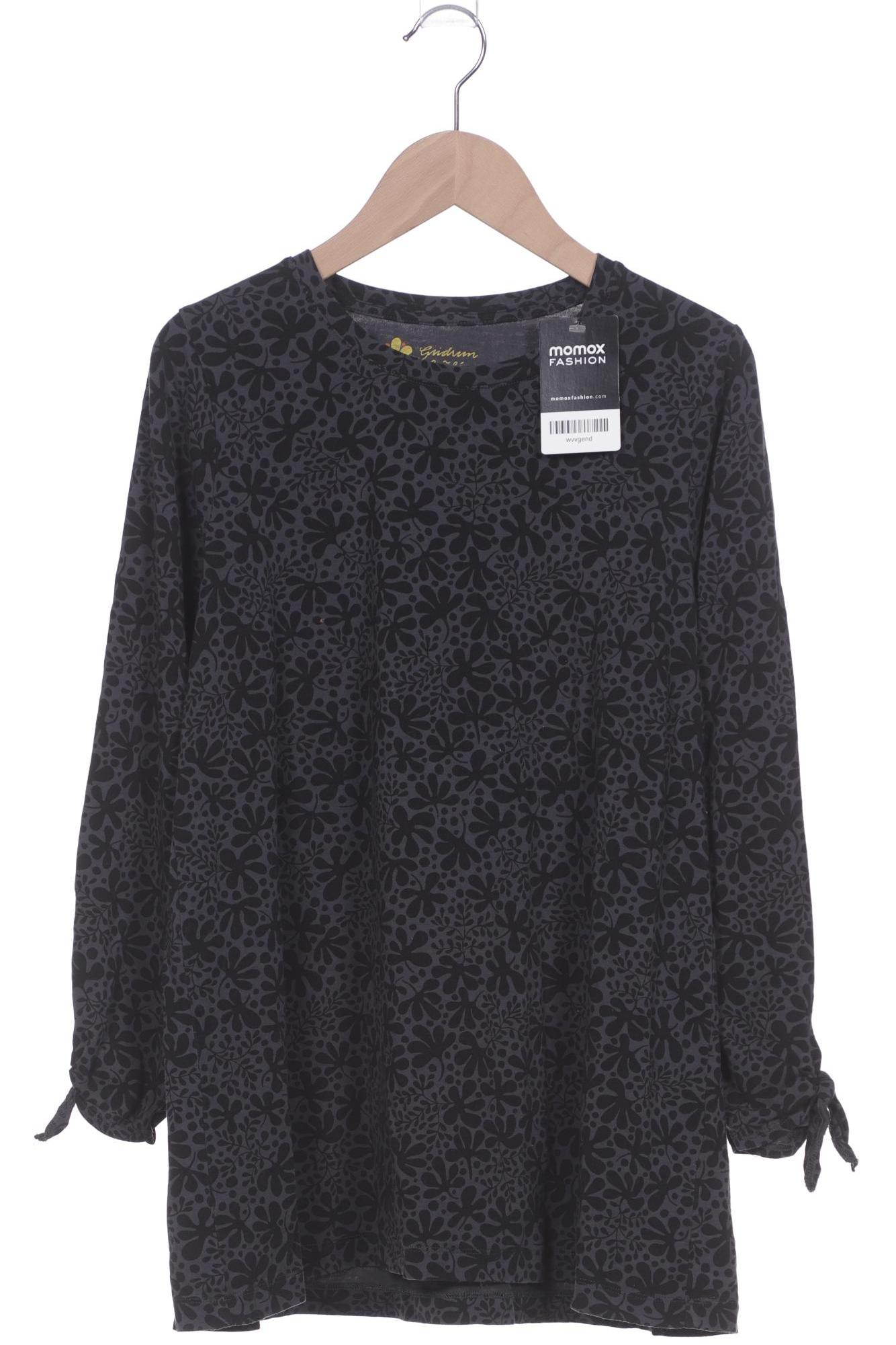 

Gudrun Sjödén Damen Langarmshirt, schwarz, Gr. 36