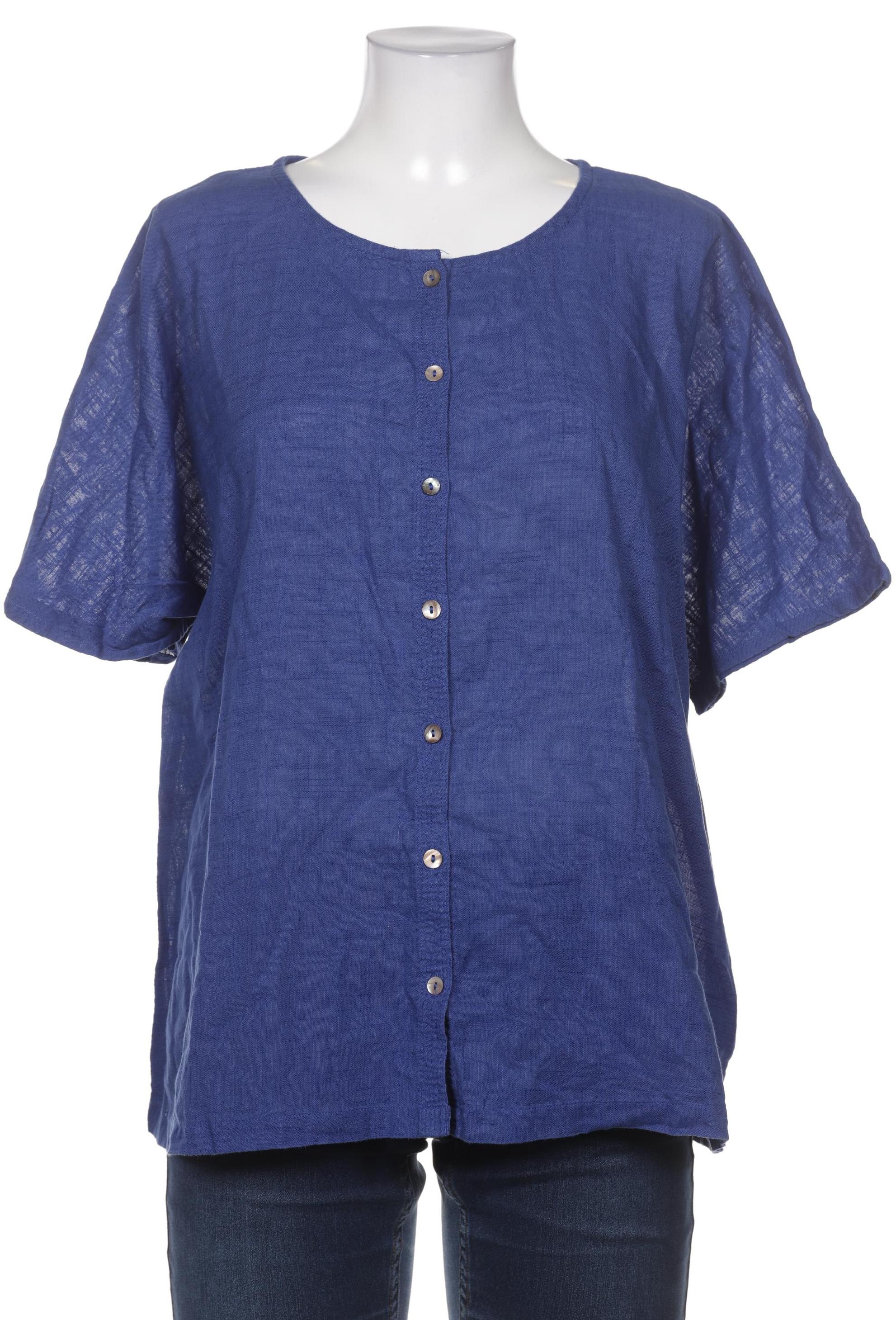 

Gudrun Sjödén Damen Bluse, blau, Gr. 42