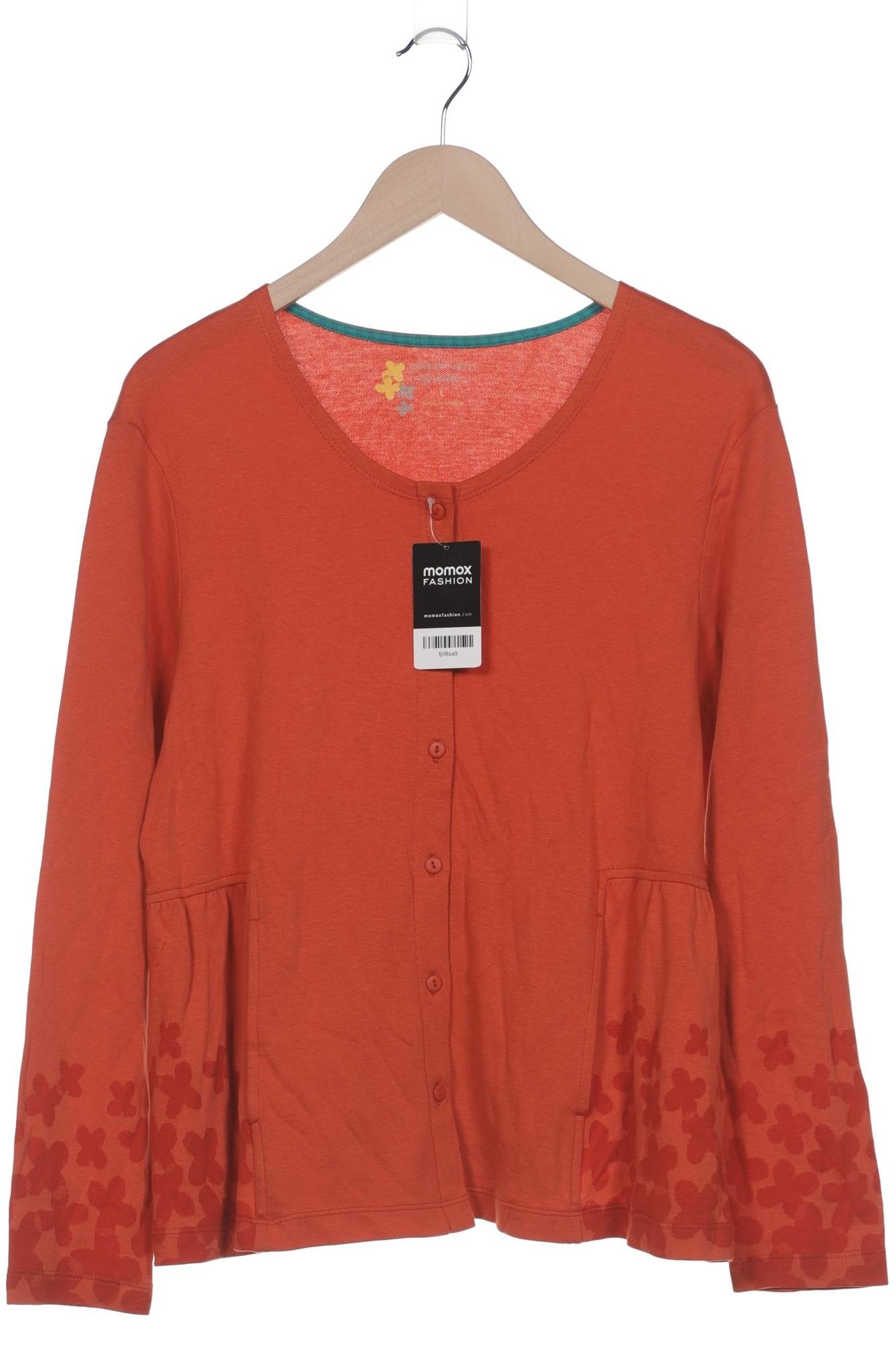 

Gudrun Sjödén Damen Strickjacke, orange, Gr. 42