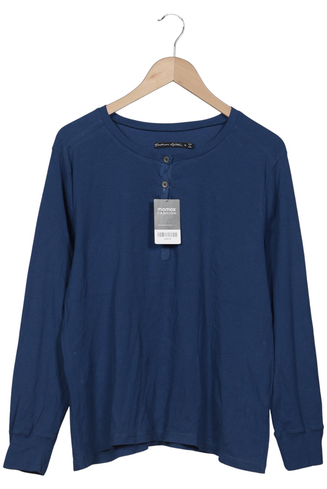 

Gudrun Sjödén Damen Langarmshirt, marineblau, Gr. 44