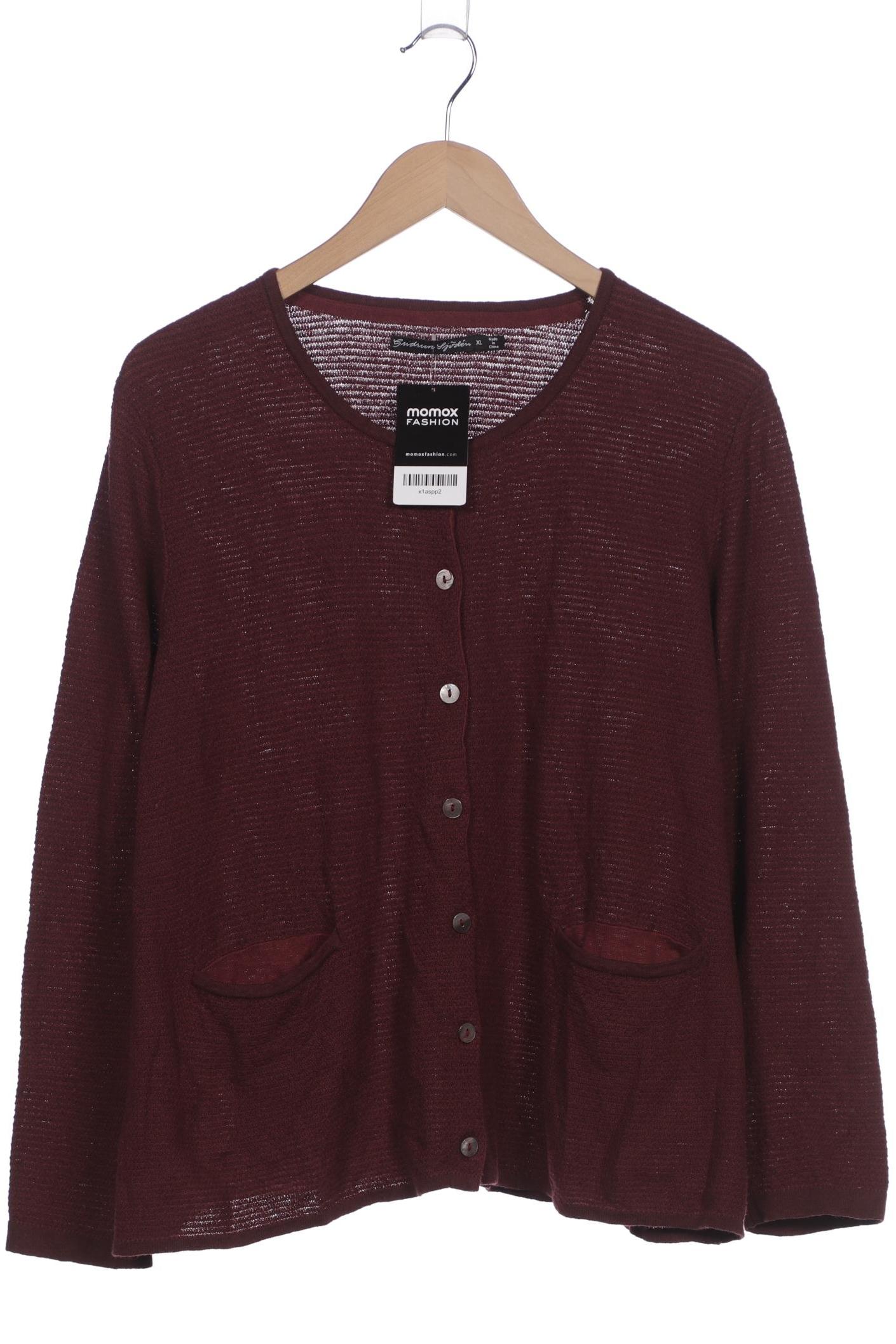 

Gudrun Sjödén Damen Strickjacke, bordeaux, Gr. 44