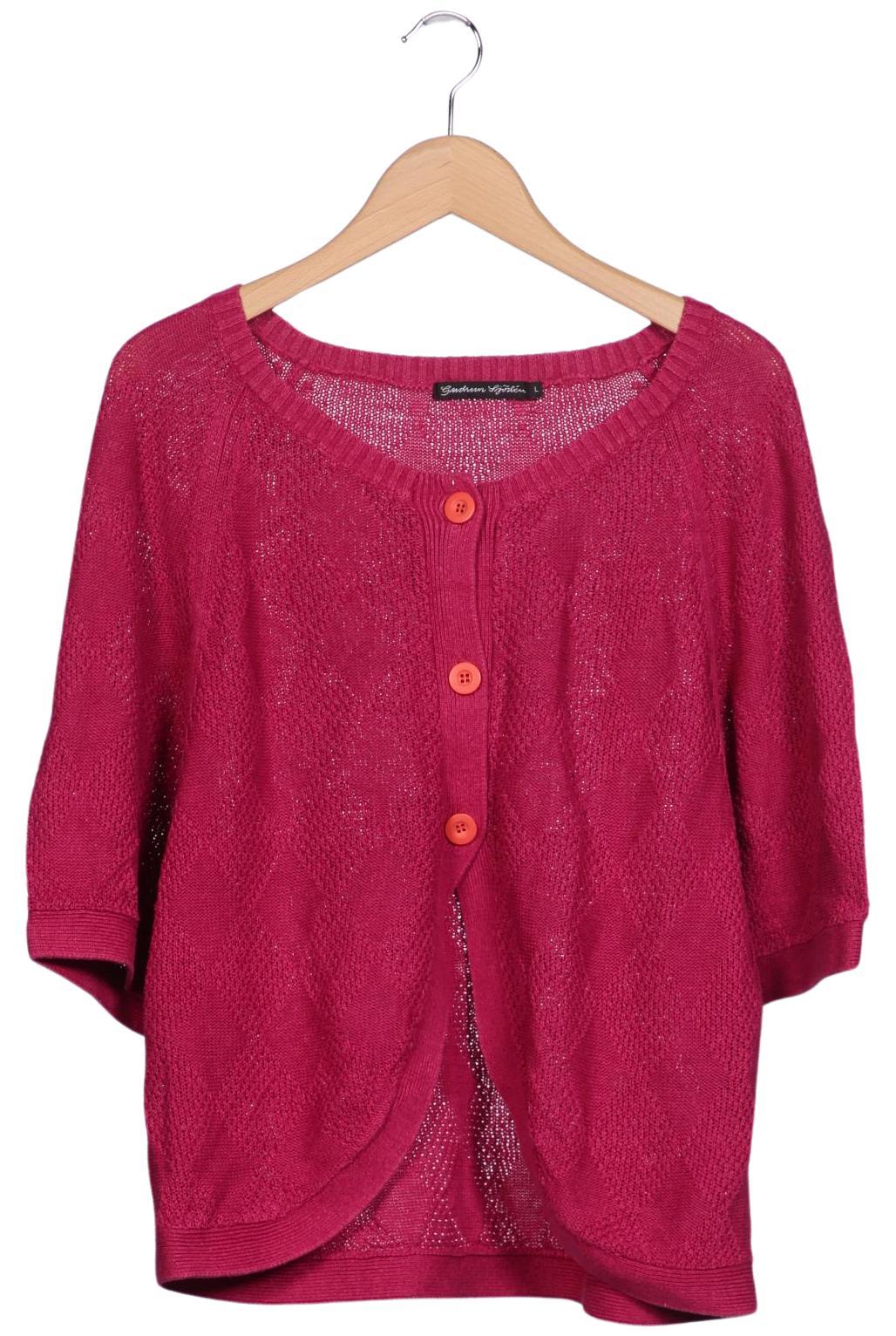

Gudrun Sjödén Damen Strickjacke, pink, Gr. 42