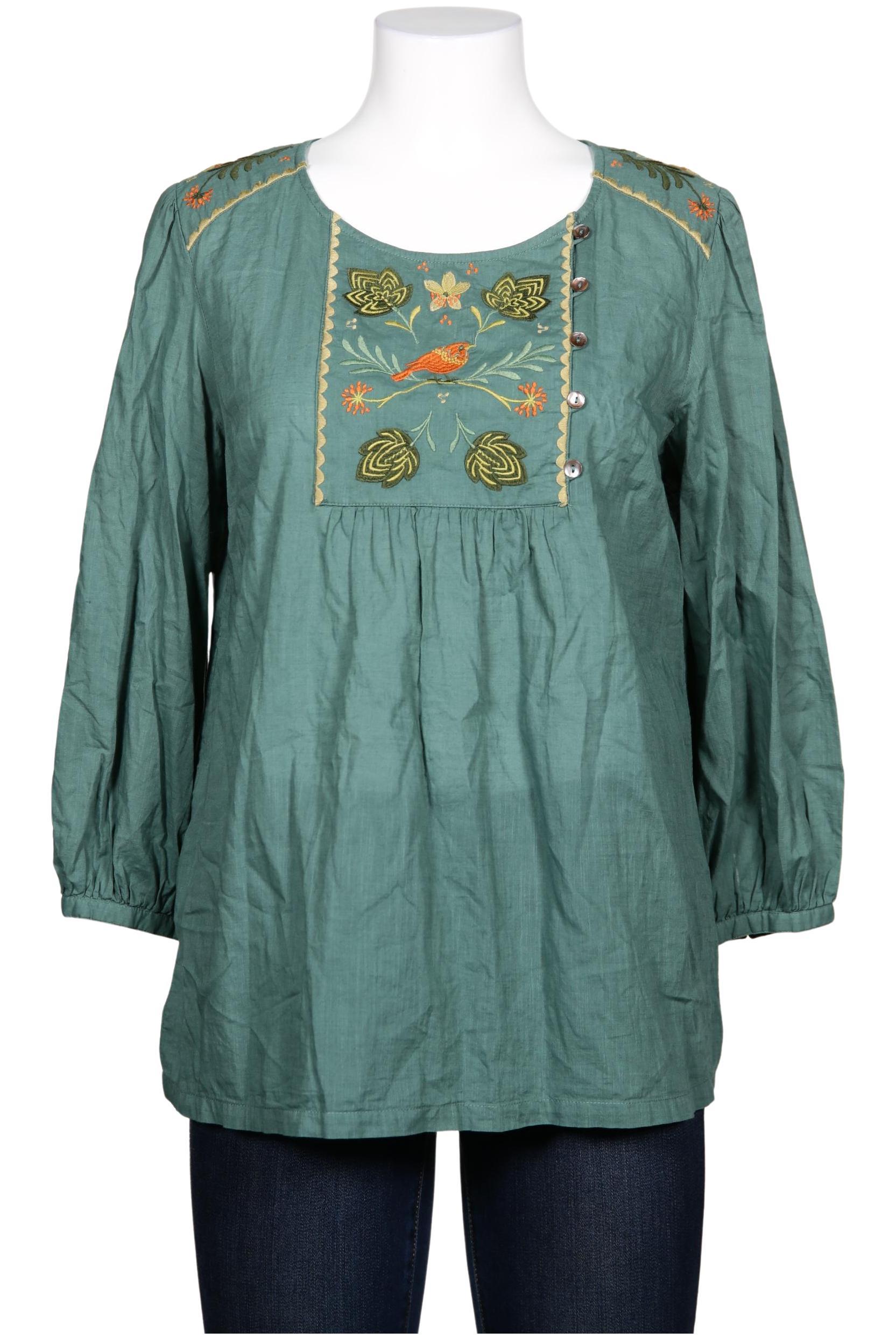 

Gudrun Sjödén Damen Bluse, grün, Gr. 38