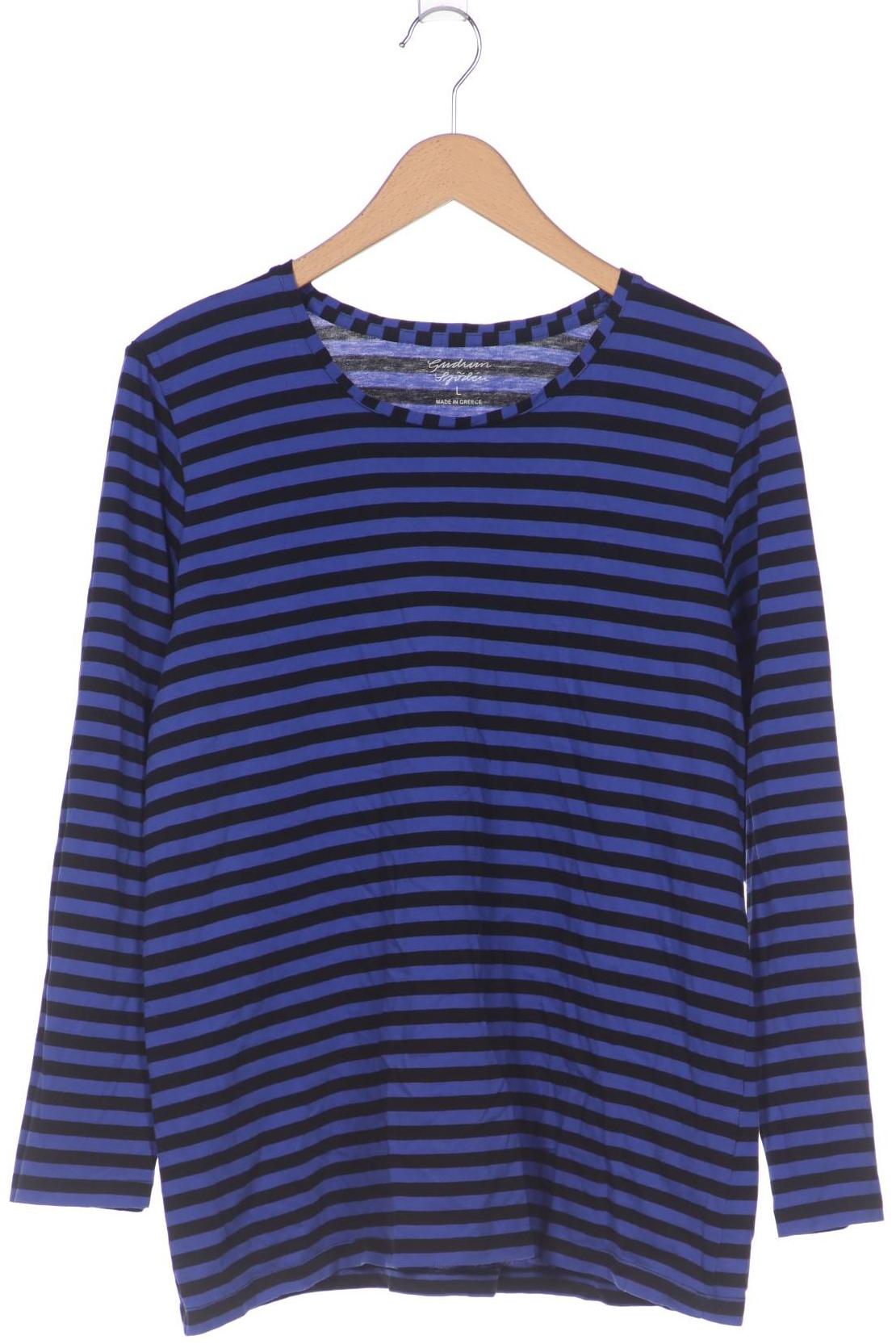 

Gudrun Sjödén Damen Langarmshirt, blau, Gr. 42