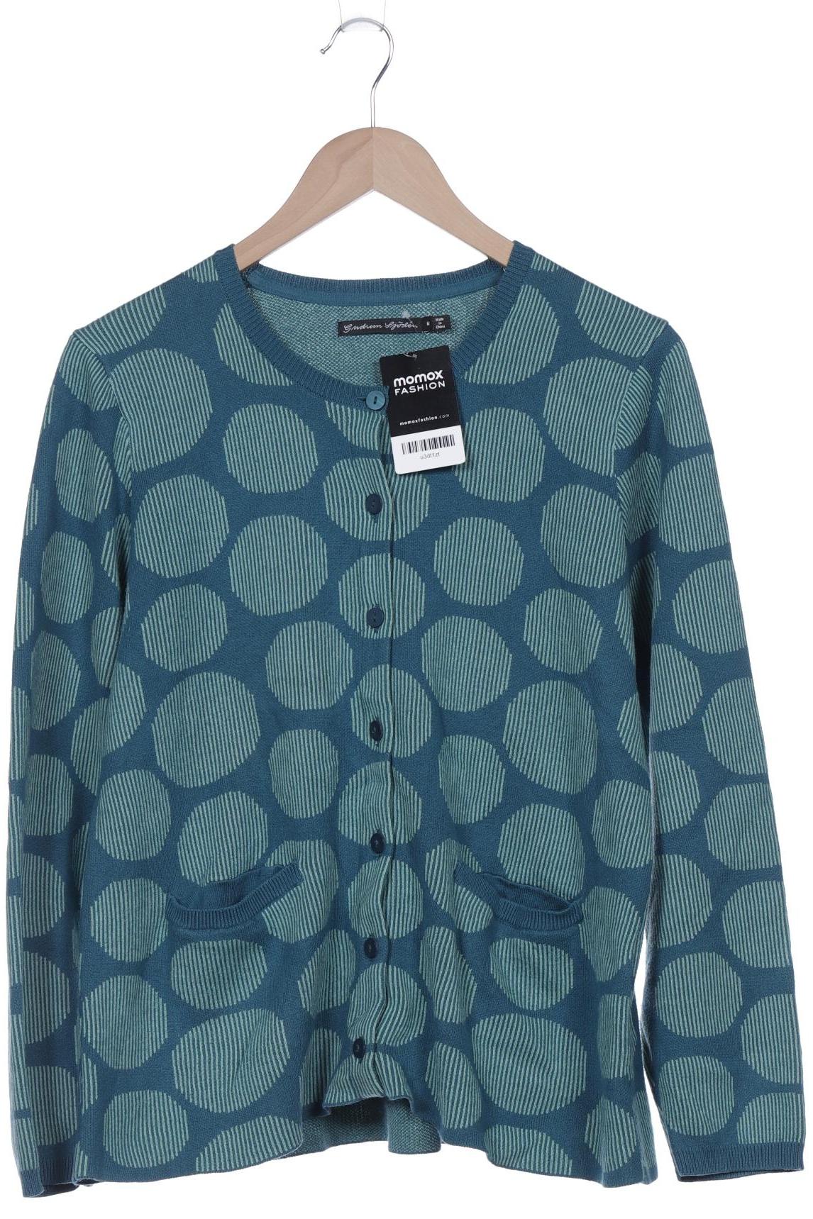 

Gudrun Sjödén Damen Strickjacke, türkis, Gr. 38