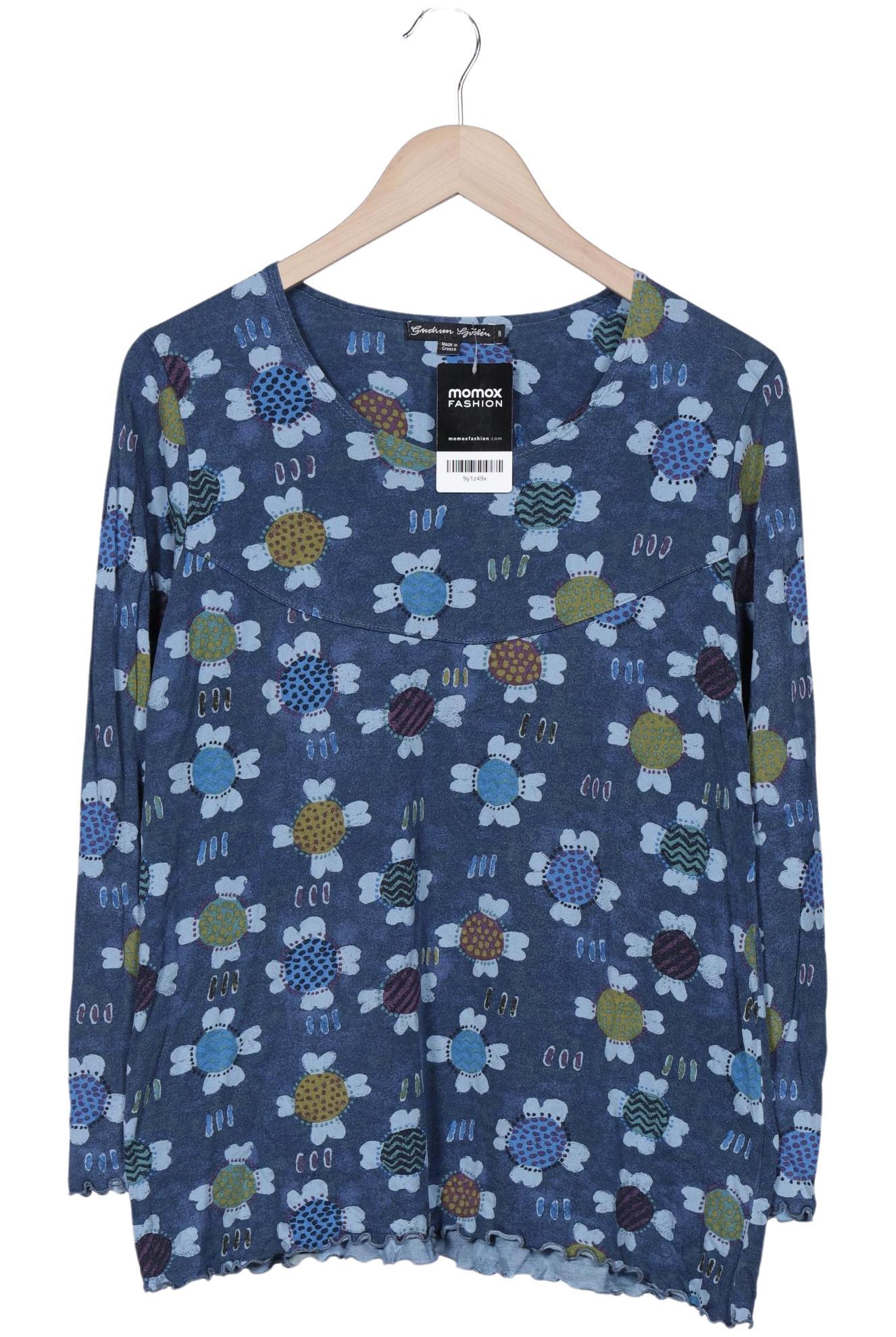 

Gudrun Sjödén Damen Langarmshirt, hellblau, Gr. 38