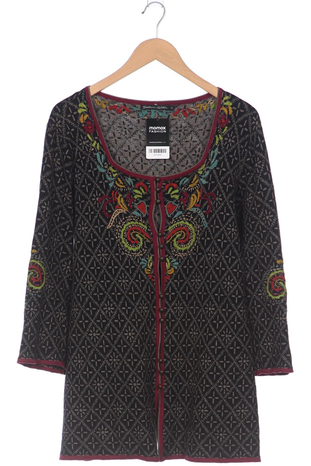 

Gudrun Sjödén Damen Strickjacke, schwarz, Gr. 44
