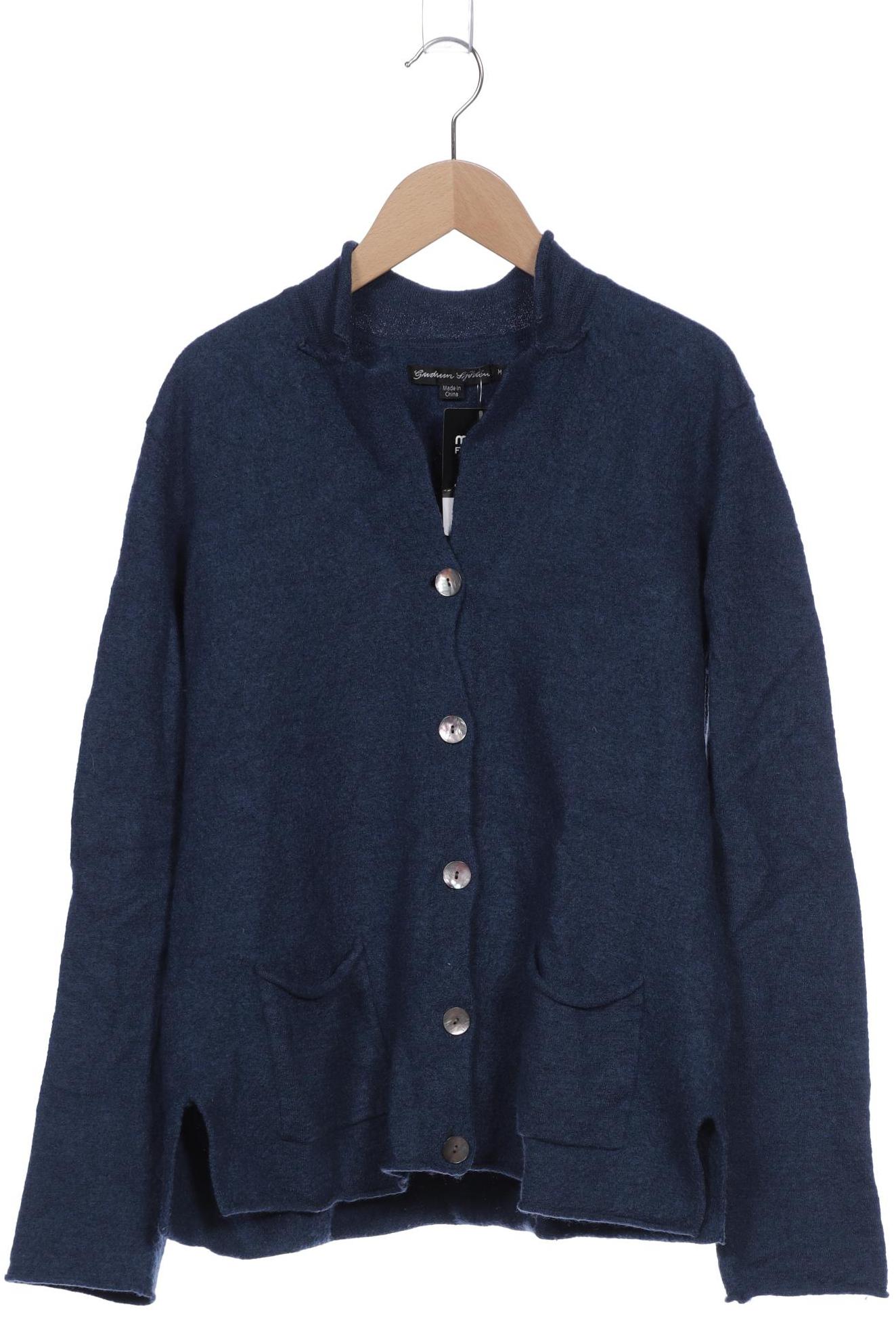 

Gudrun Sjödén Damen Strickjacke, blau, Gr. 38