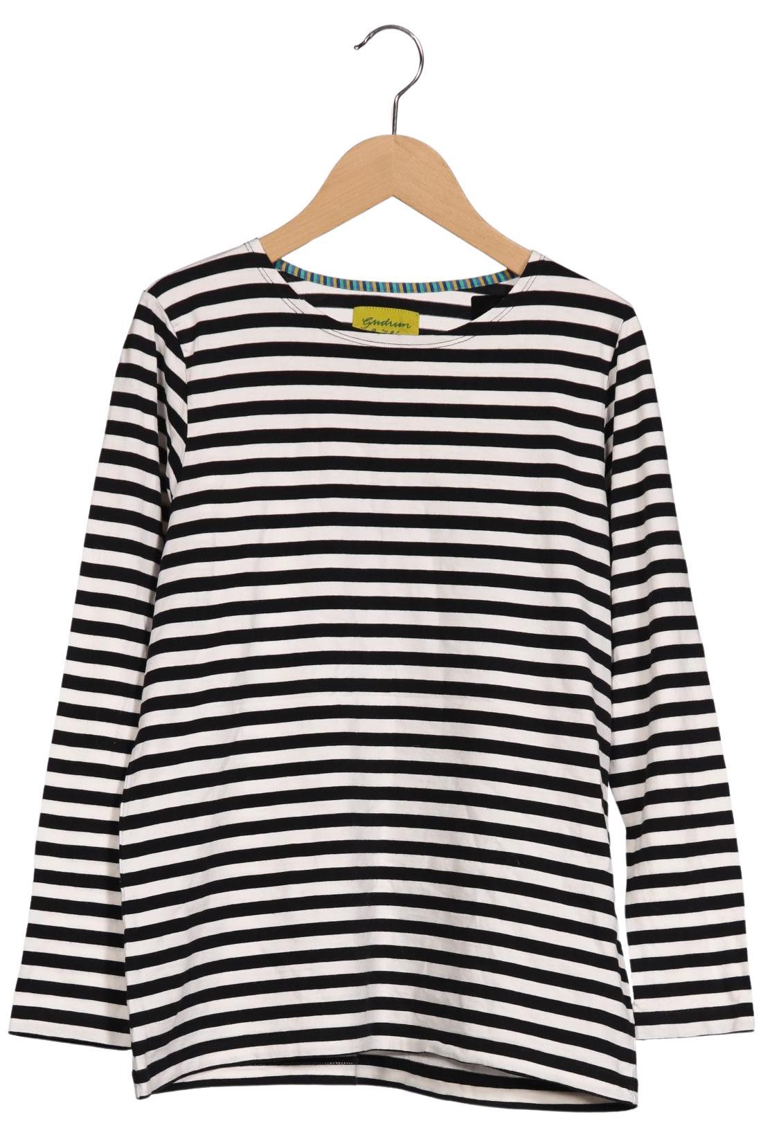 

Gudrun Sjödén Damen Langarmshirt, schwarz, Gr. 36