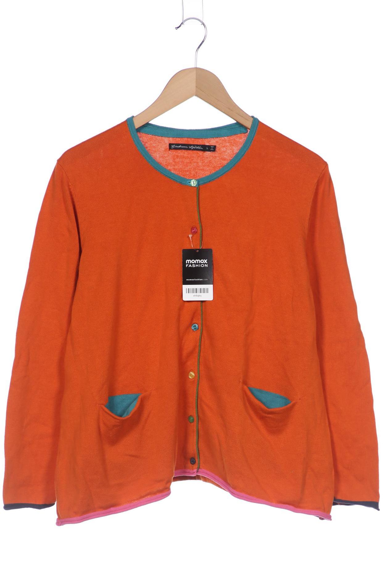 

Gudrun Sjödén Damen Strickjacke, orange, Gr. 42