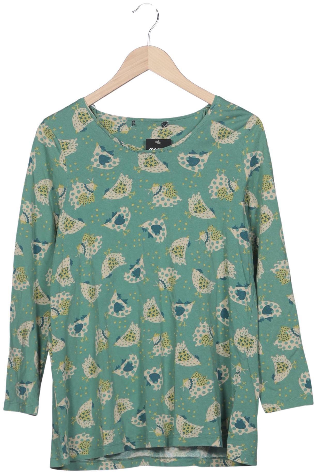 

Gudrun Sjödén Damen Langarmshirt, grün, Gr. 38