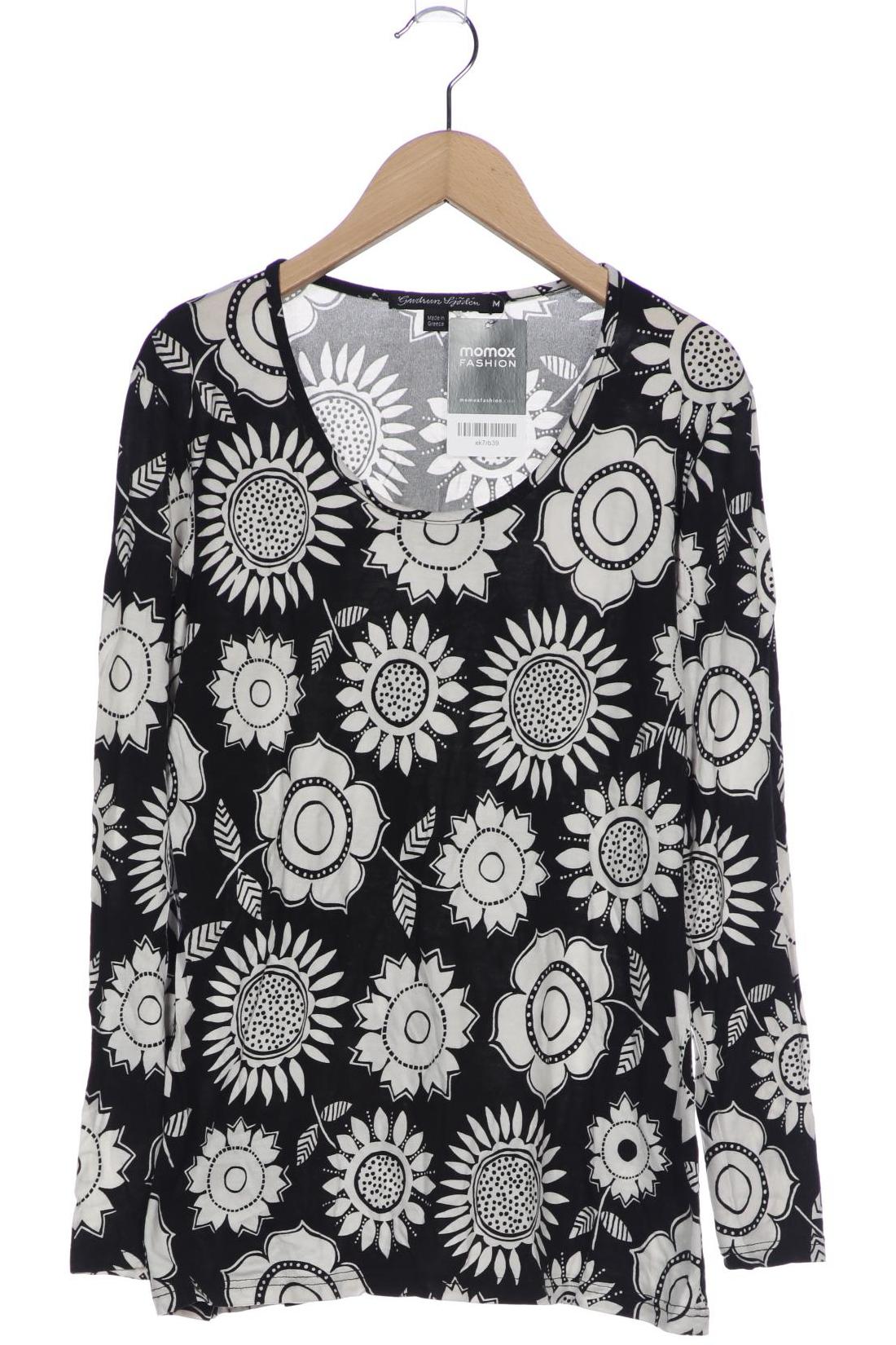 

Gudrun Sjödén Damen Langarmshirt, schwarz, Gr. 38