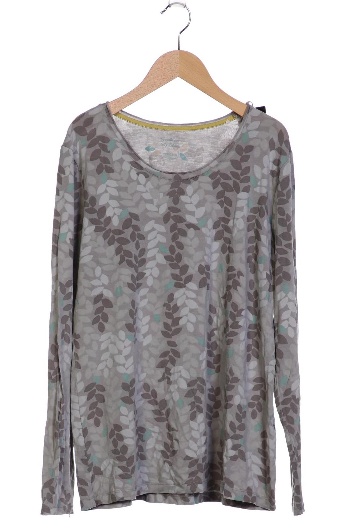 

Gudrun Sjödén Damen Langarmshirt, grau, Gr. 42