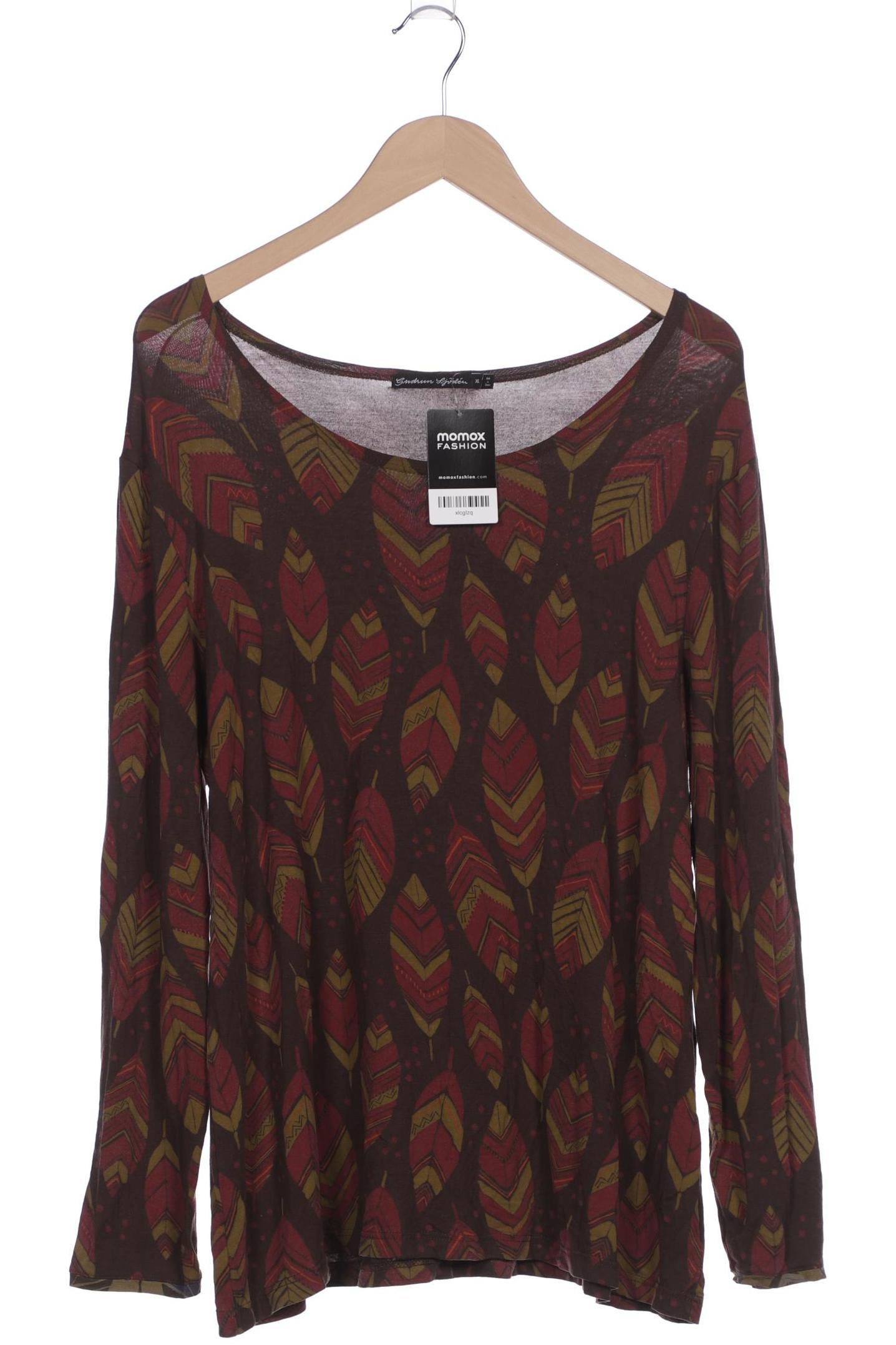 

Gudrun Sjödén Damen Langarmshirt, braun, Gr. 44