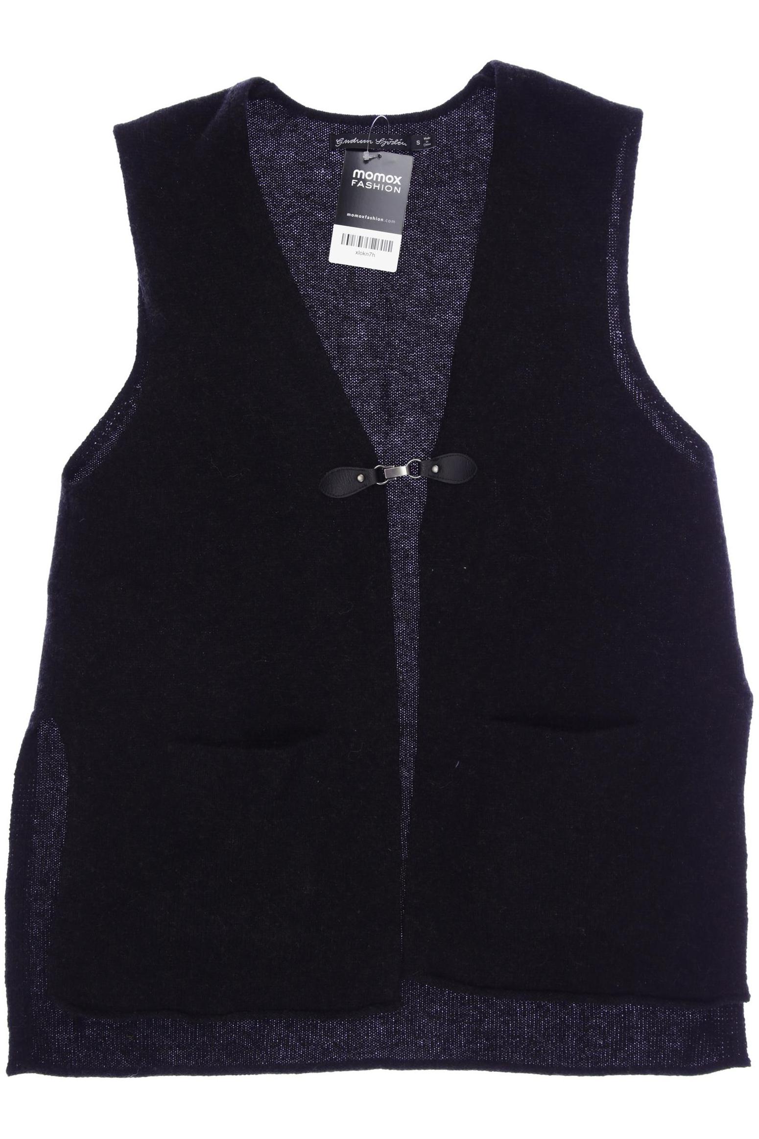 

Gudrun Sjödén Damen Strickjacke, schwarz, Gr. 36
