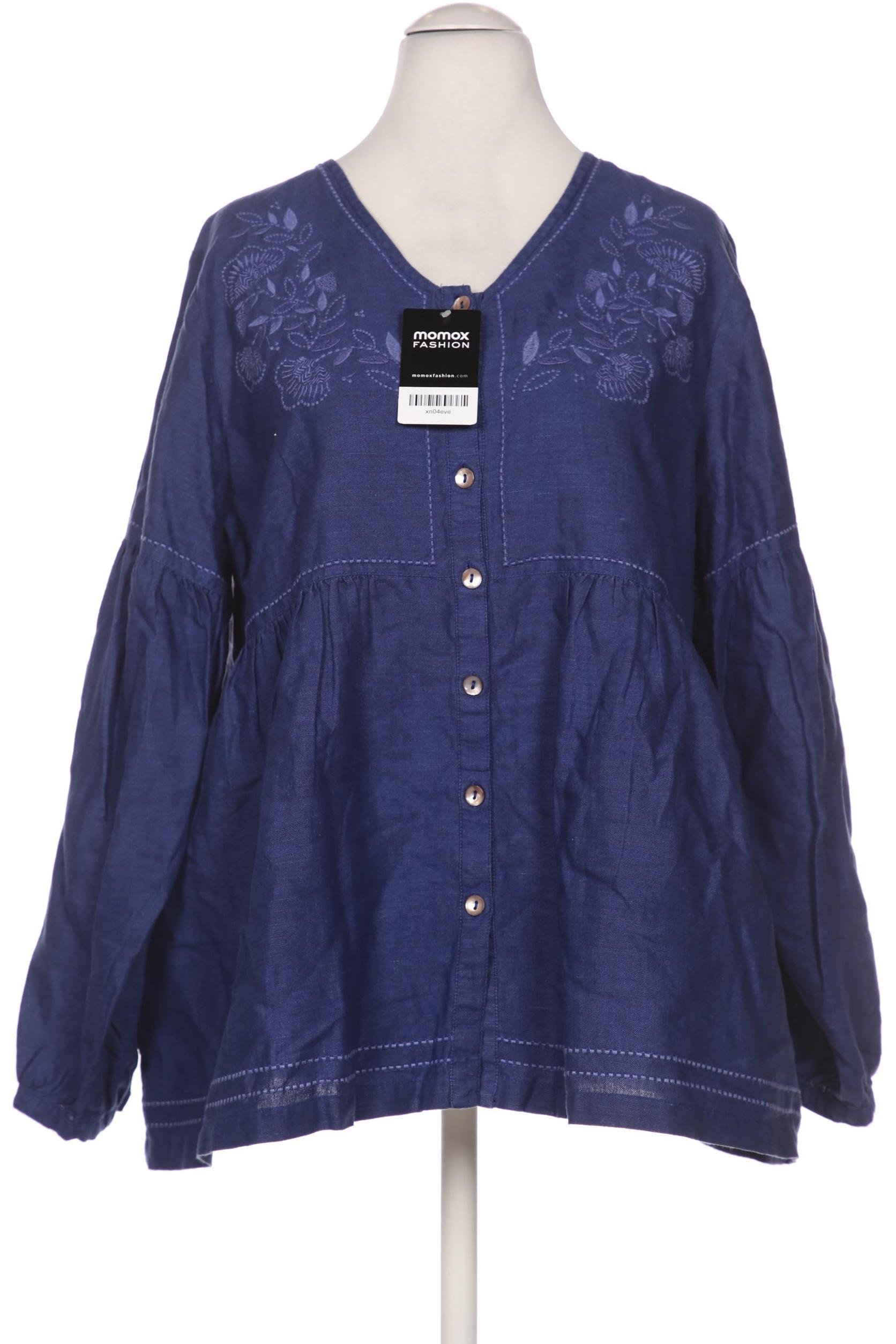

Gudrun Sjödén Damen Bluse, marineblau, Gr. 38