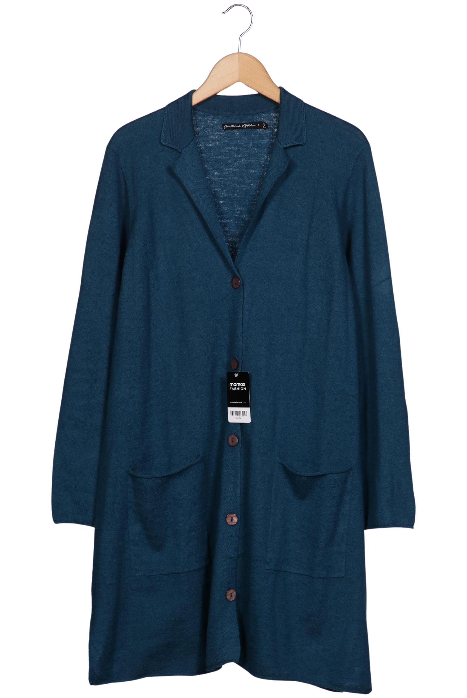 

Gudrun Sjödén Damen Strickjacke, türkis, Gr. 42