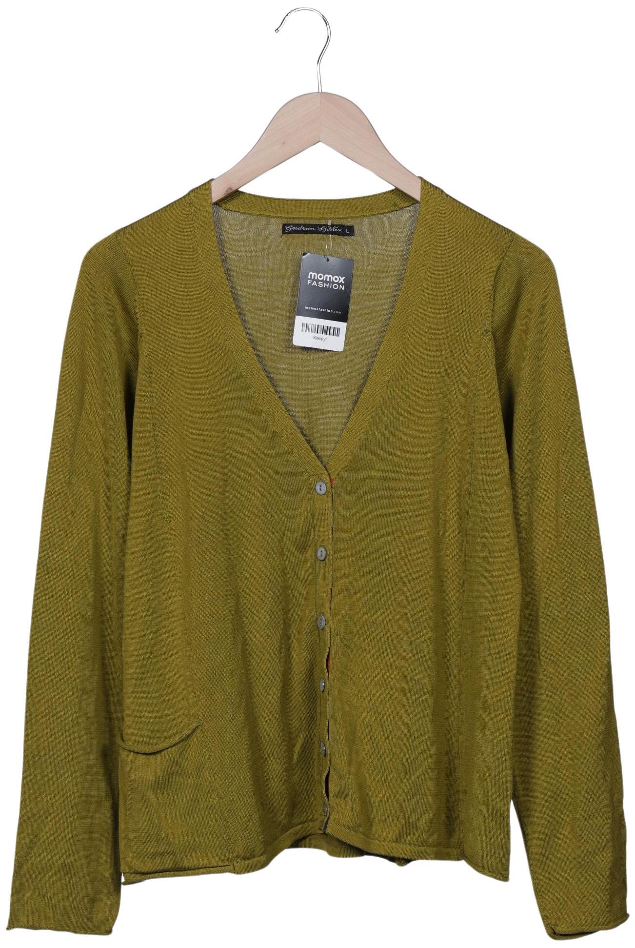 

Gudrun Sjödén Damen Strickjacke, grün, Gr. 42