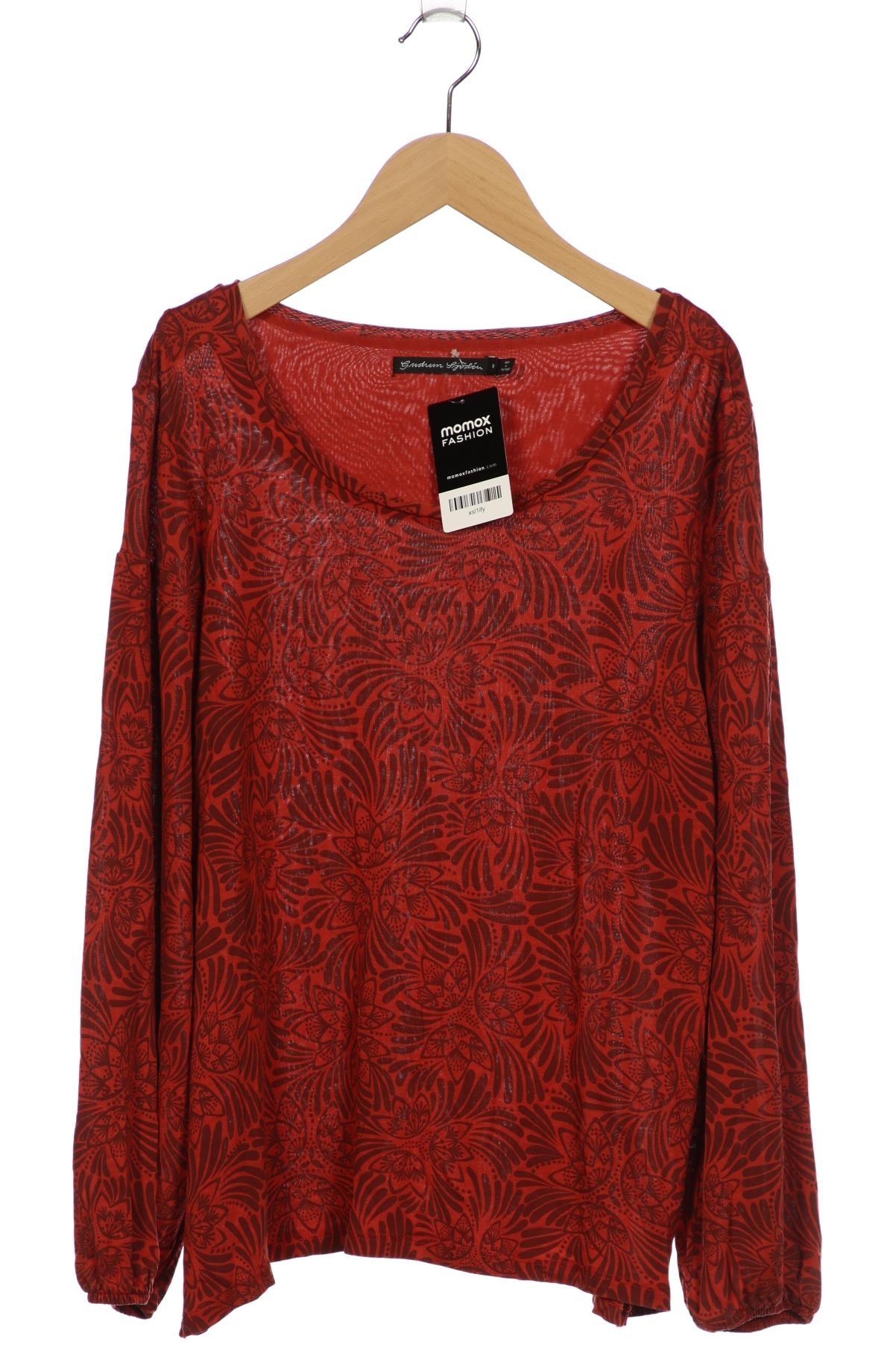 

Gudrun Sjödén Damen Langarmshirt, rot, Gr. 38