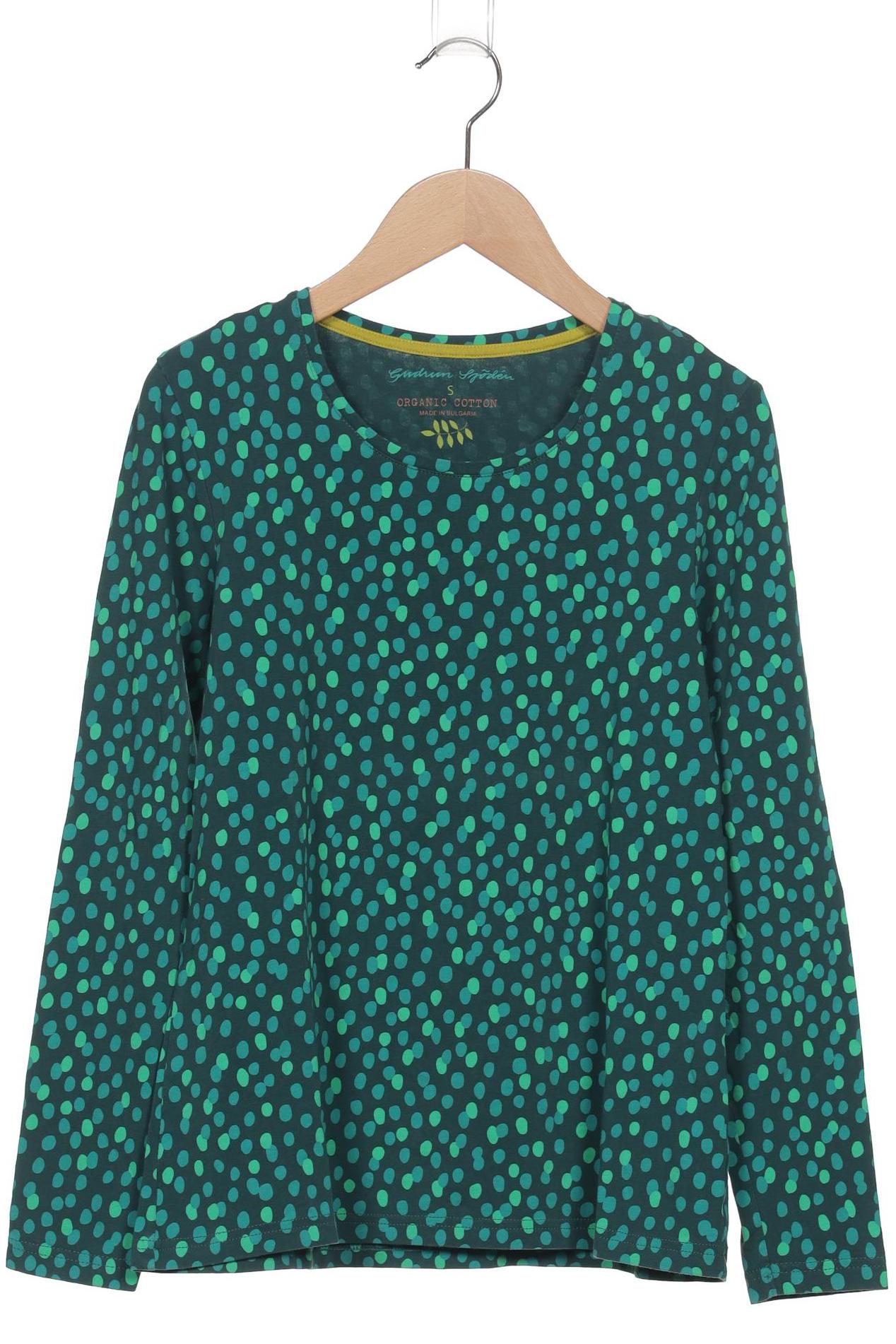 

Gudrun Sjödén Damen Langarmshirt, grün, Gr. 36