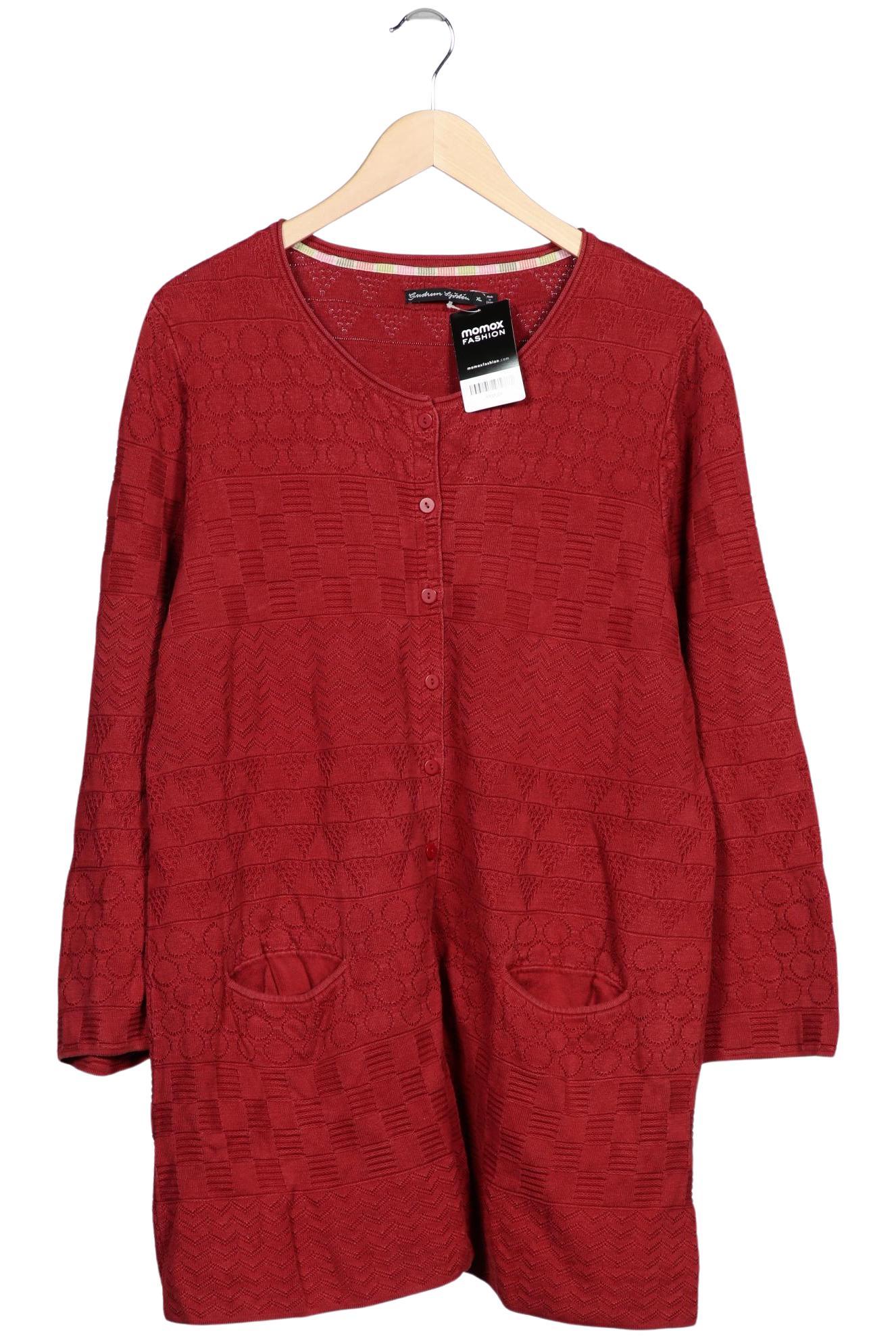 

Gudrun Sjödén Damen Strickjacke, rot, Gr. 44