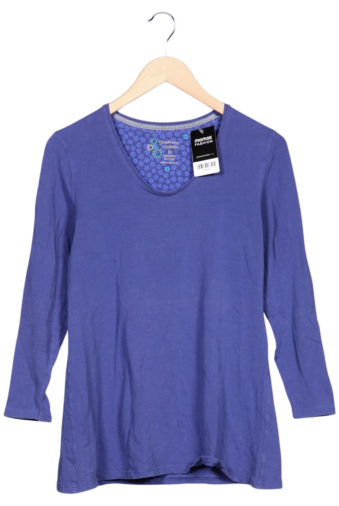 

Gudrun Sjödén Damen Langarmshirt, blau, Gr. 38