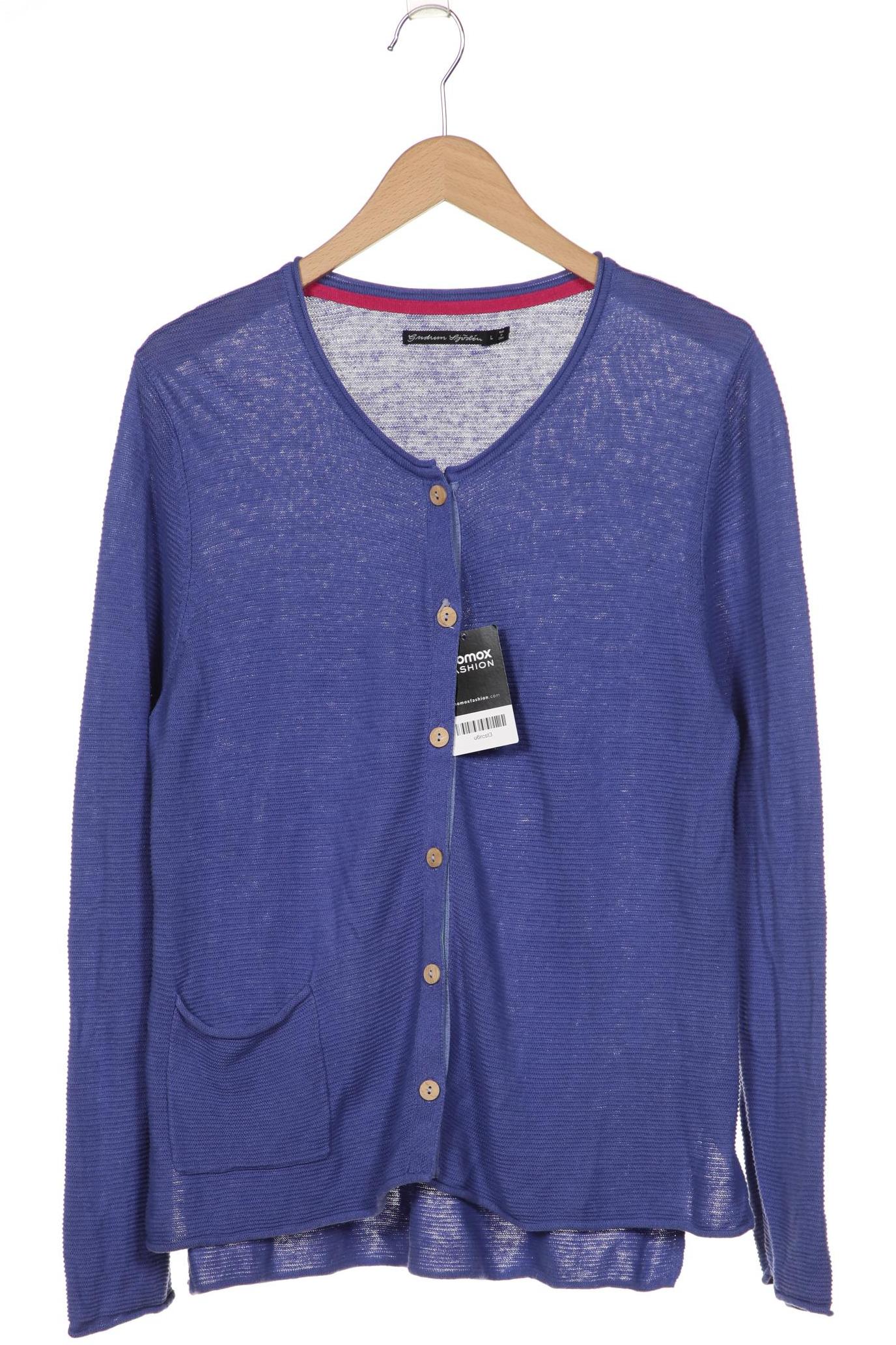 

Gudrun Sjödén Damen Strickjacke, blau, Gr. 42