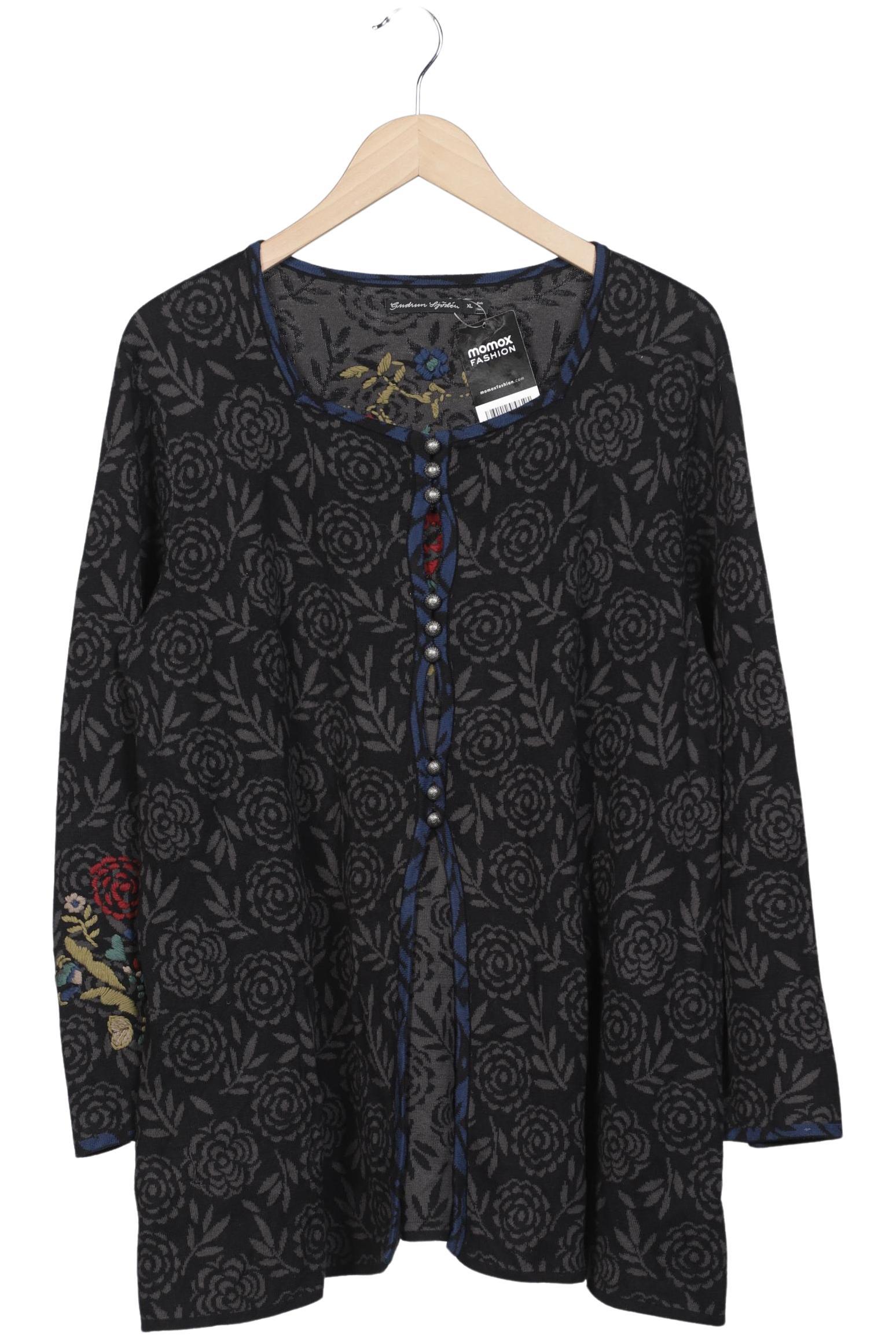 

Gudrun Sjödén Damen Strickjacke, schwarz, Gr. 44