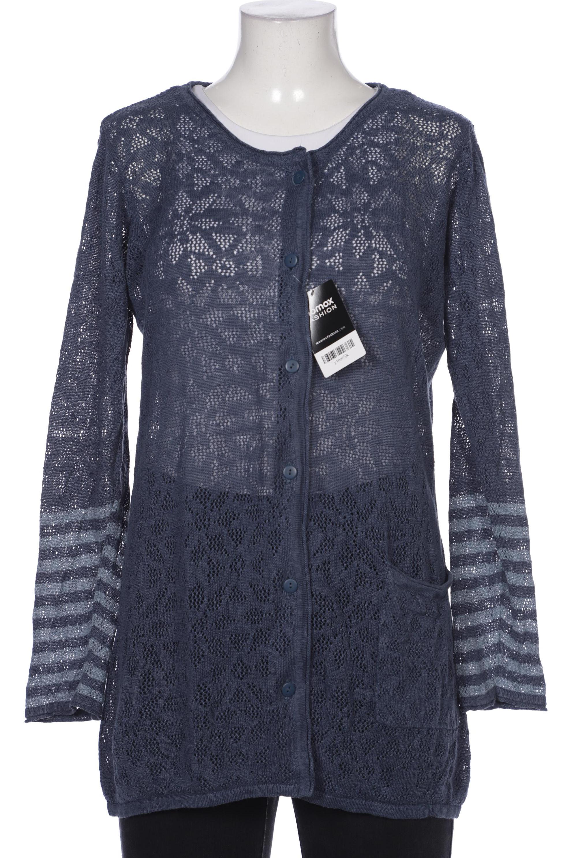 

Gudrun Sjödén Damen Strickjacke, blau, Gr. 38