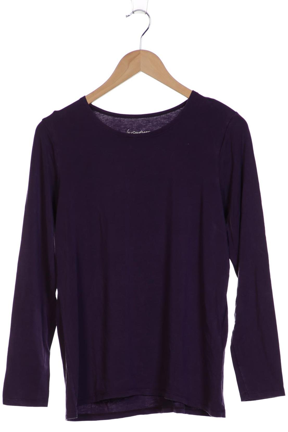 

Gudrun Sjödén Damen Langarmshirt, flieder, Gr. 38