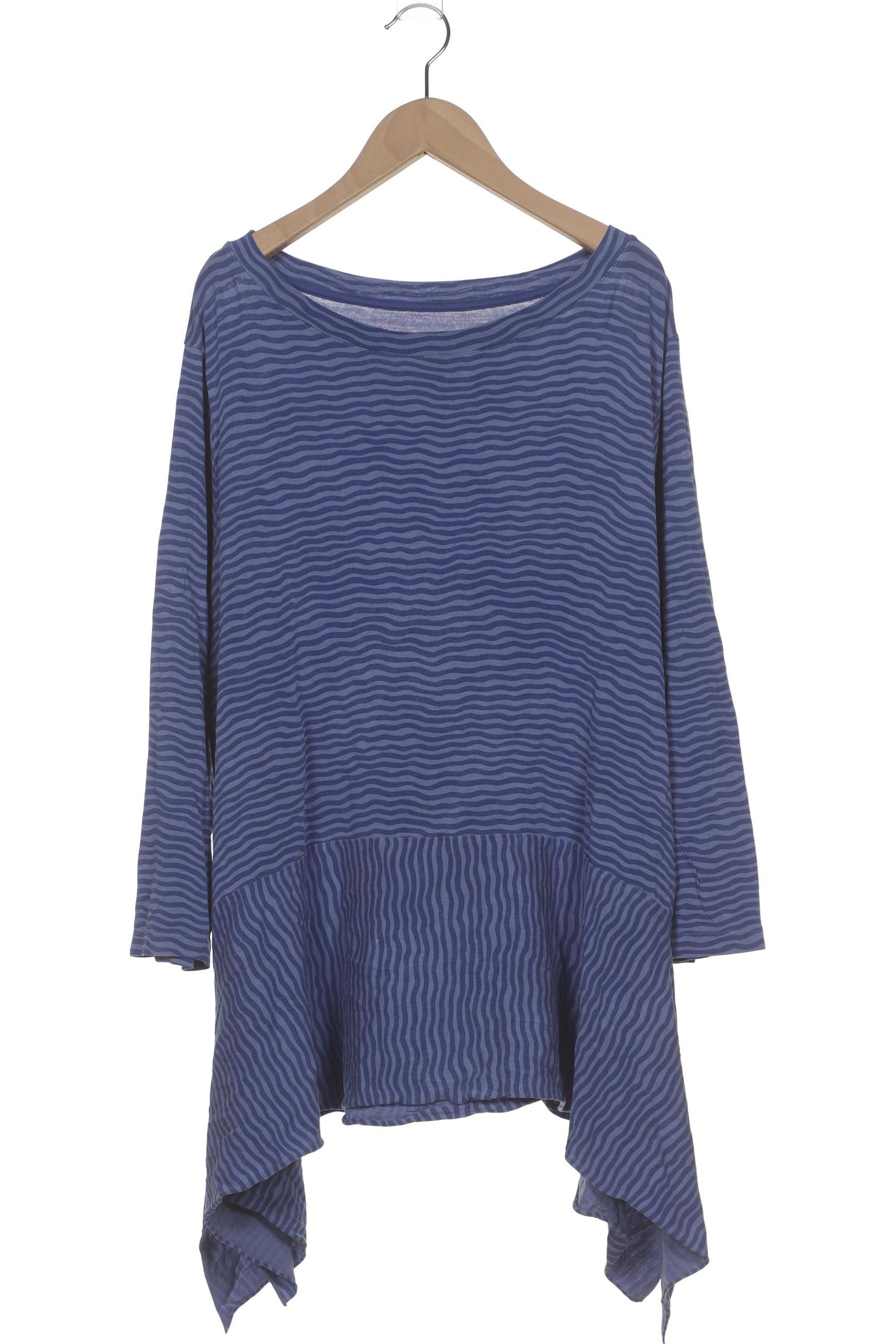 

Gudrun Sjödén Damen Langarmshirt, blau, Gr. 44