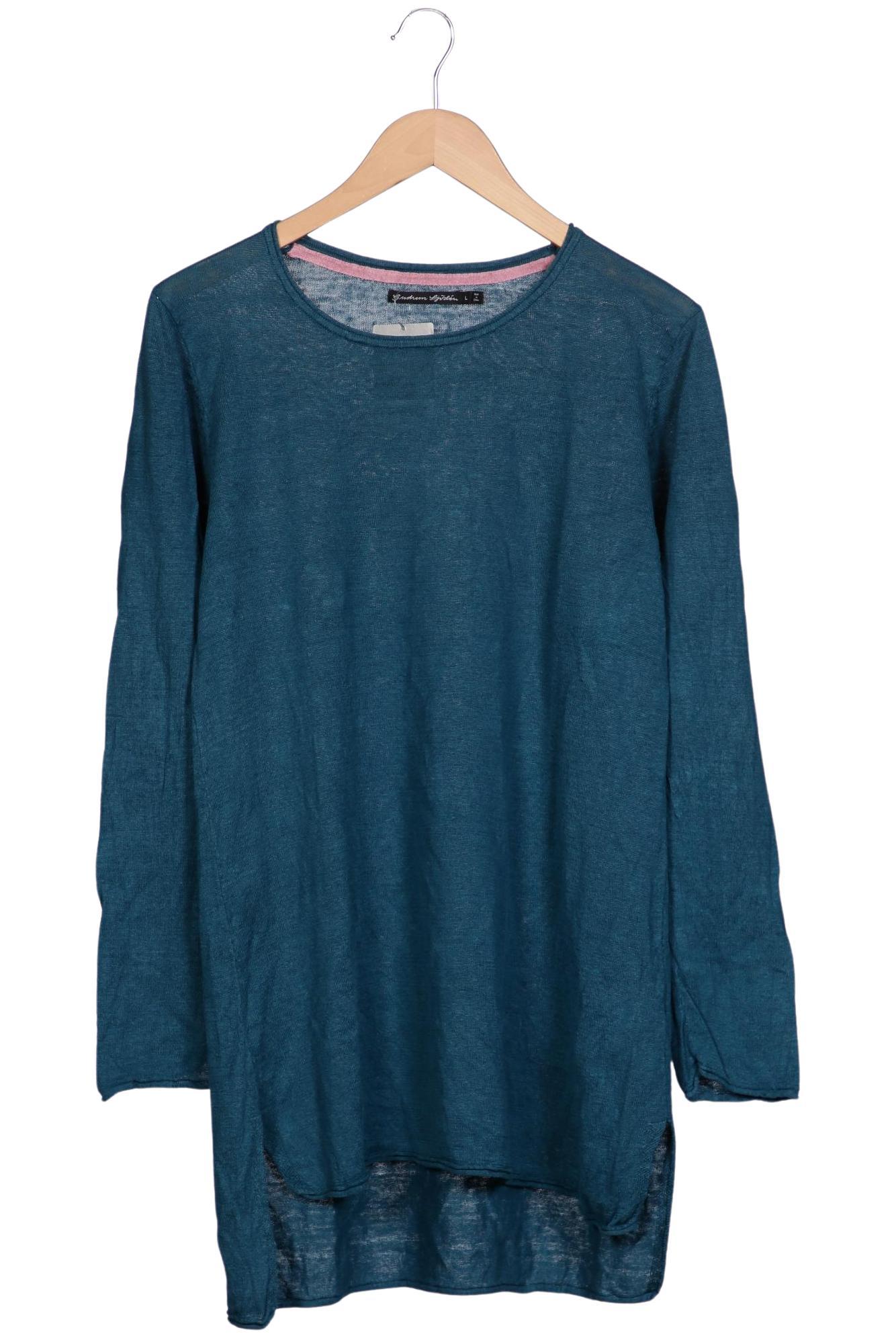 

Gudrun Sjödén Damen Langarmshirt, türkis, Gr. 42