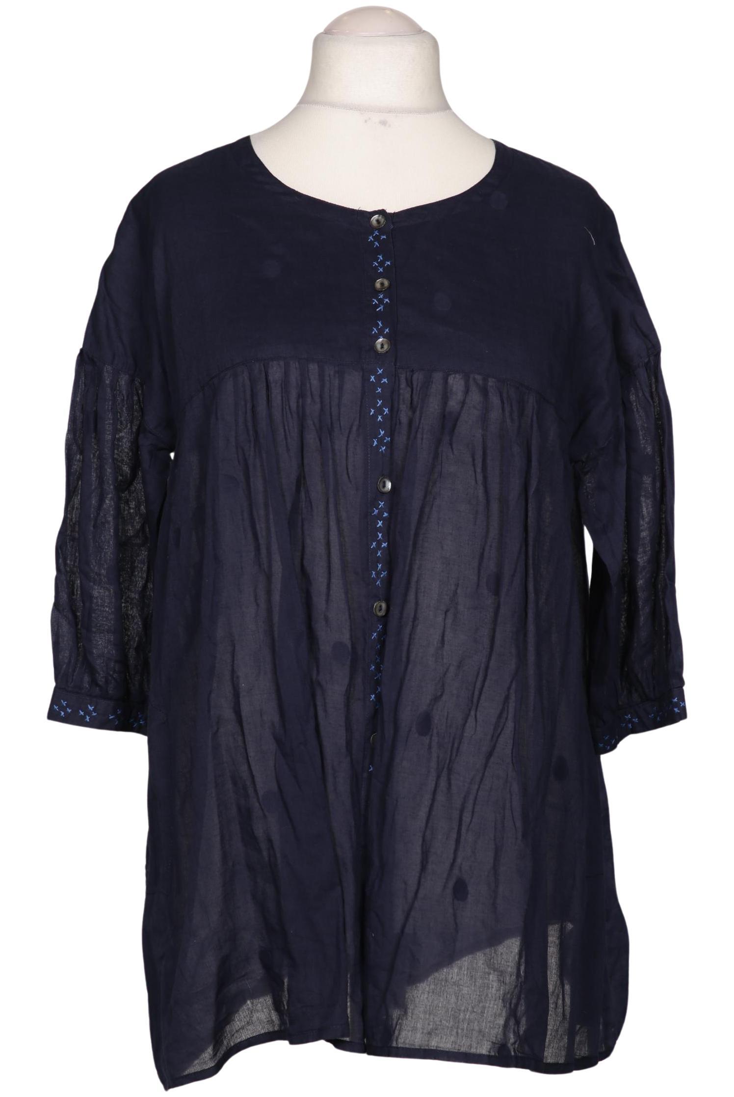 

Gudrun Sjödén Damen Bluse, marineblau, Gr. 38