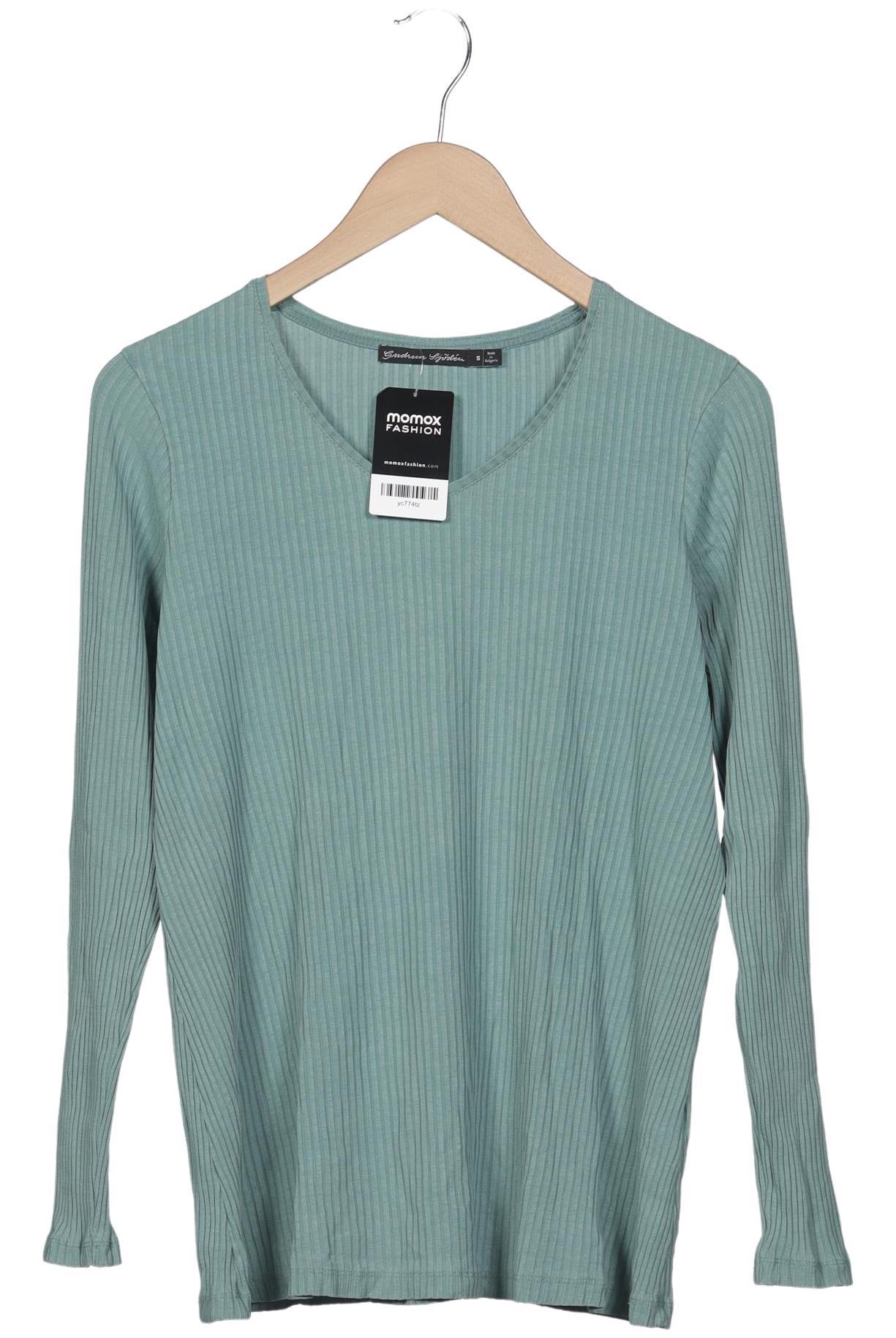 

Gudrun Sjödén Damen Langarmshirt, hellgrün, Gr. 36