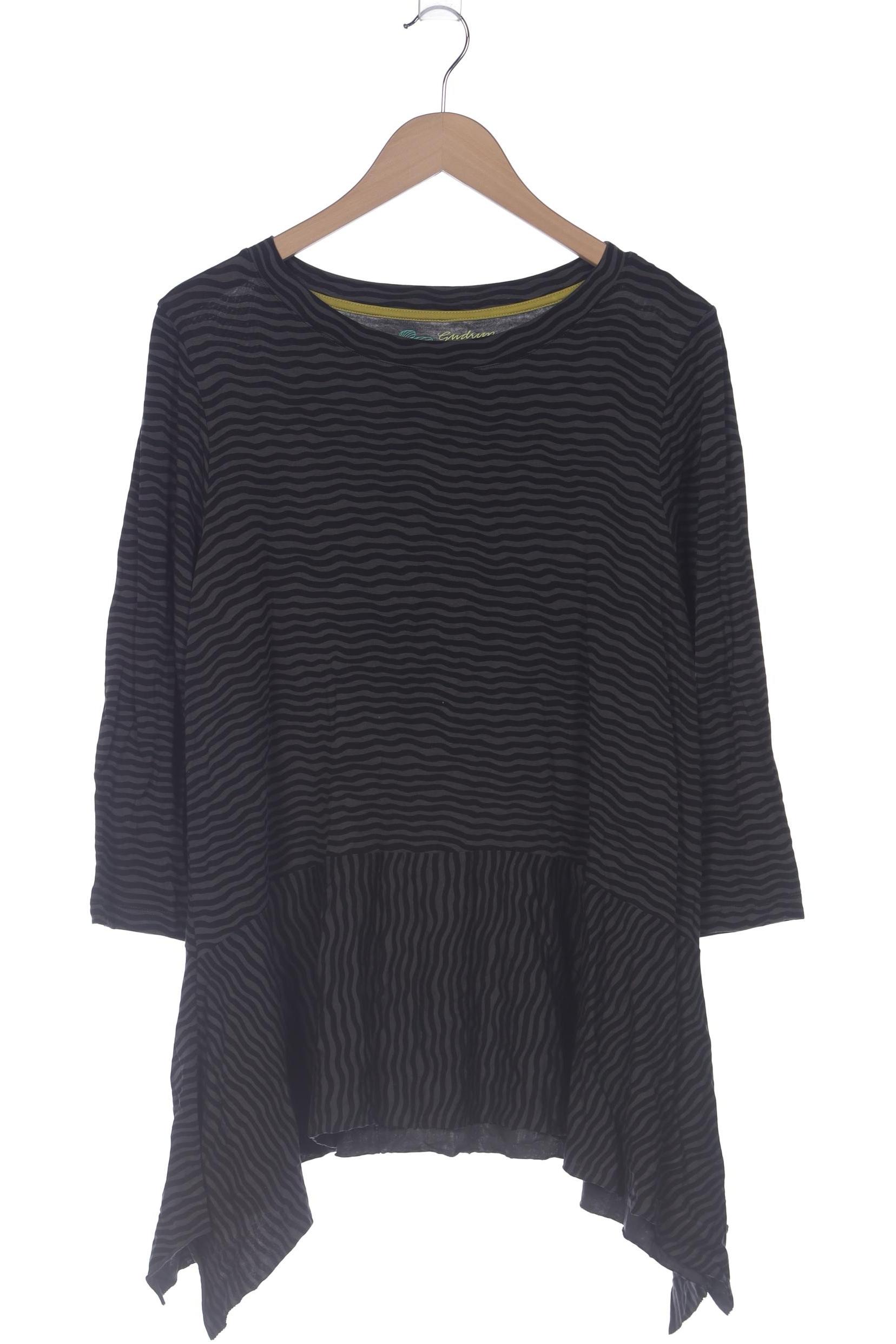 

Gudrun Sjödén Damen Langarmshirt, grau, Gr. 42