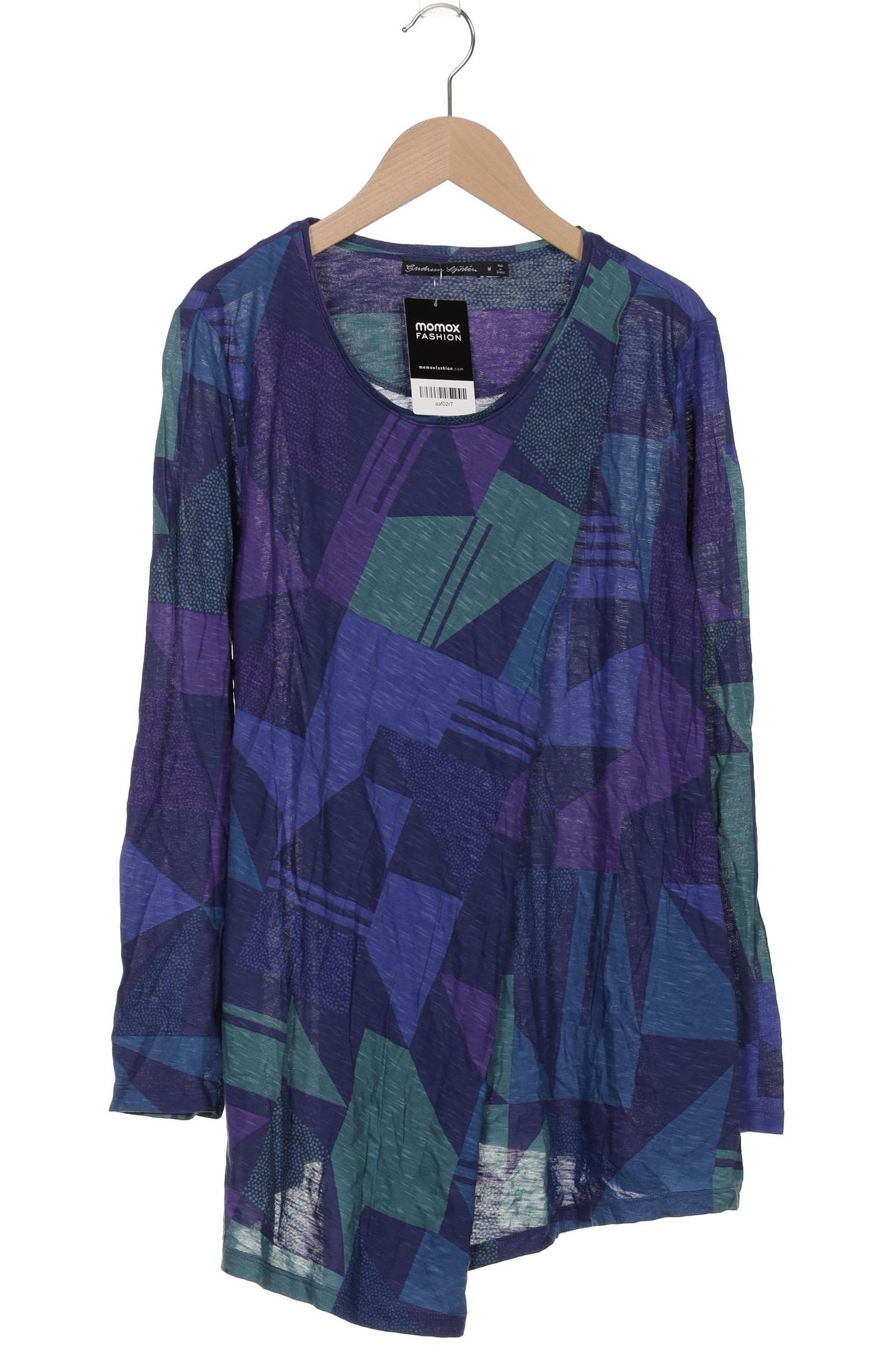 

Gudrun Sjödén Damen Langarmshirt, marineblau, Gr. 38