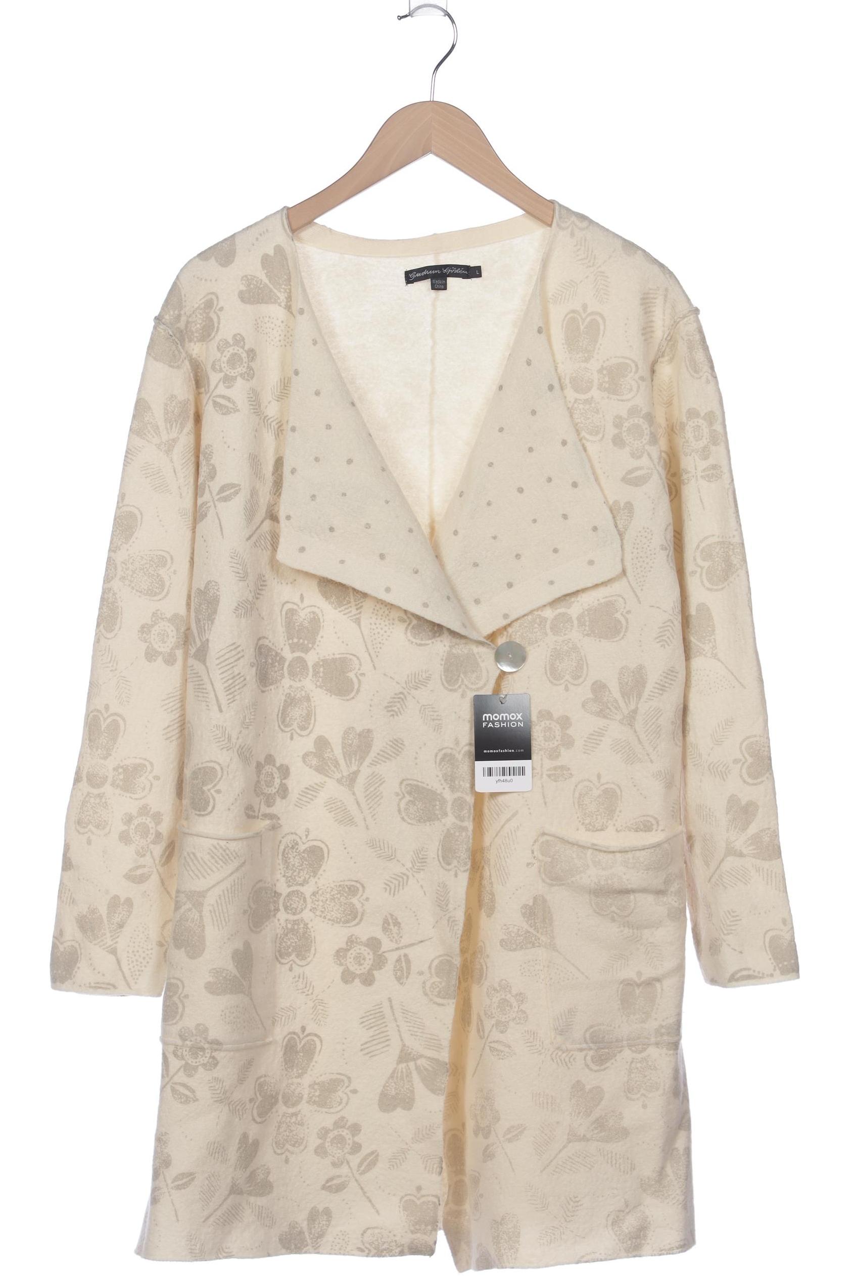 

Gudrun Sjödén Damen Strickjacke, cremeweiß, Gr. 42
