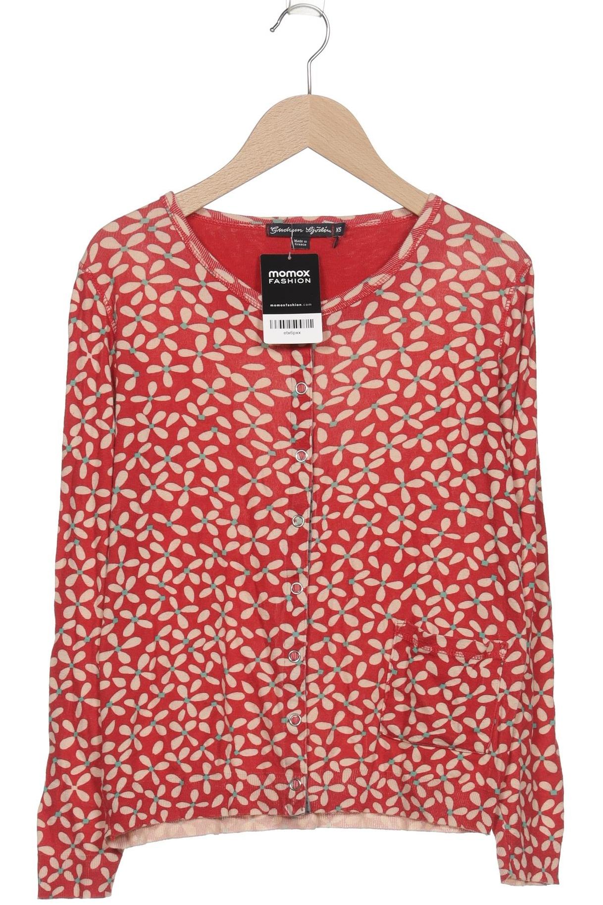 

Gudrun Sjödén Damen Strickjacke, rot, Gr. 34