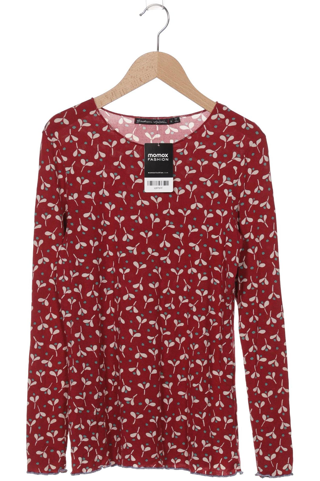 

Gudrun Sjödén Damen Langarmshirt, bordeaux, Gr. 36