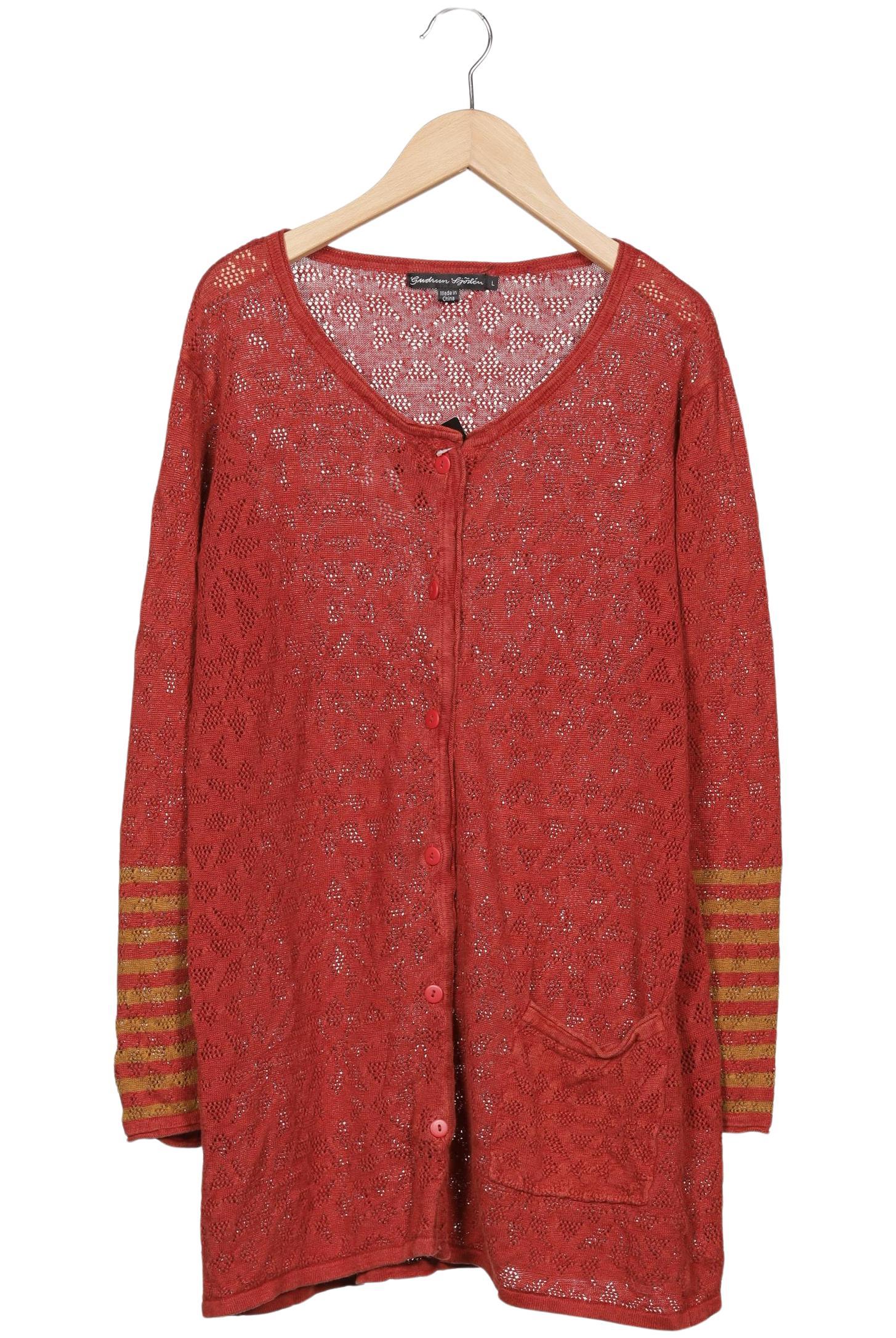 

Gudrun Sjödén Damen Strickjacke, rot, Gr. 42