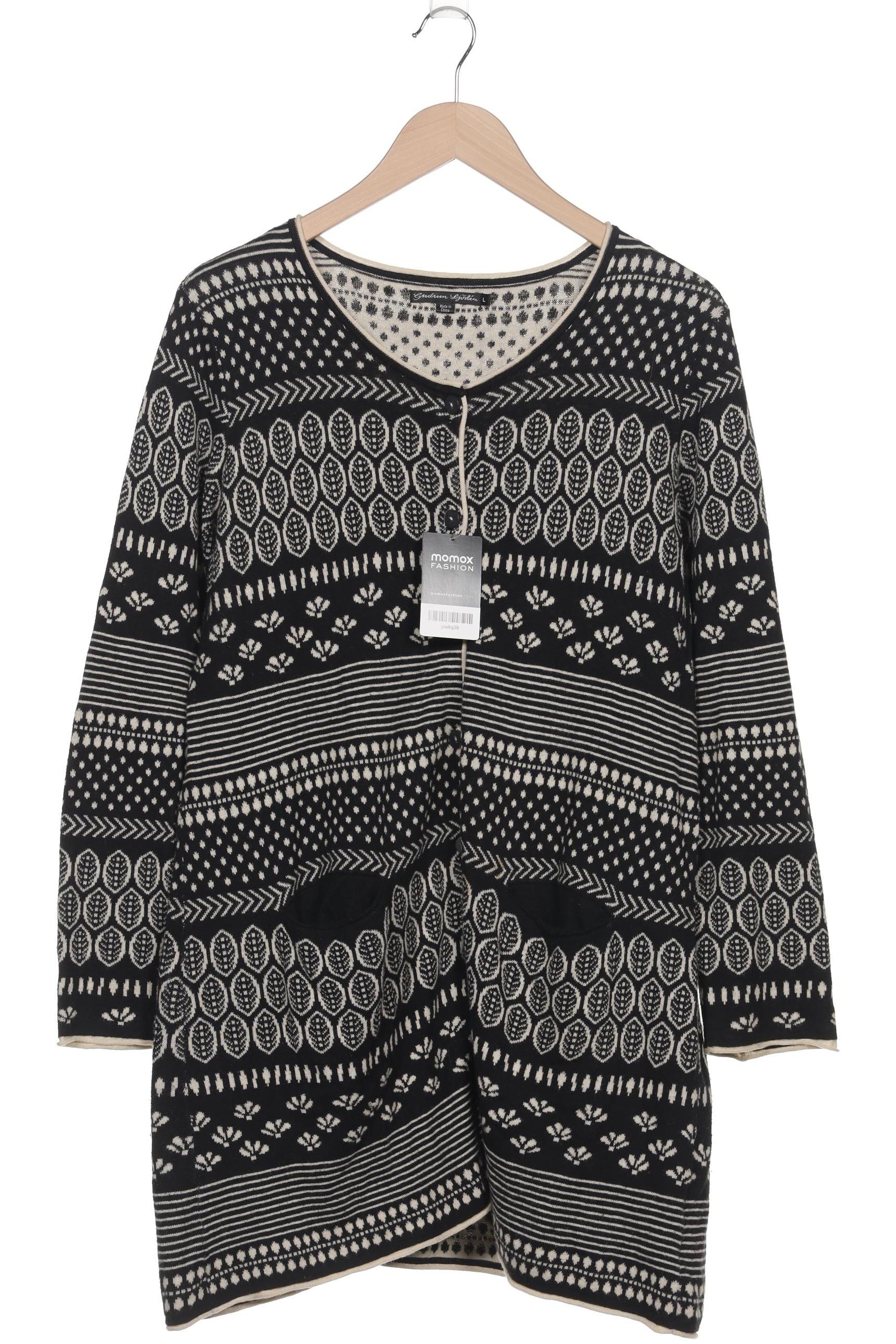 

Gudrun Sjödén Damen Strickjacke, schwarz, Gr. 42