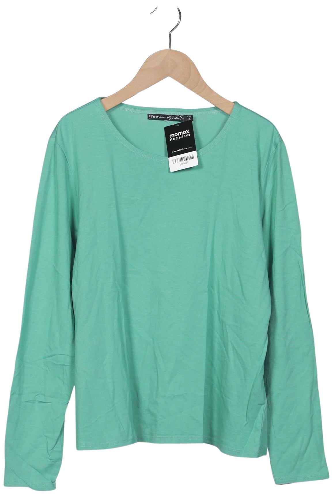 

Gudrun Sjödén Damen Langarmshirt, hellgrün, Gr. 42