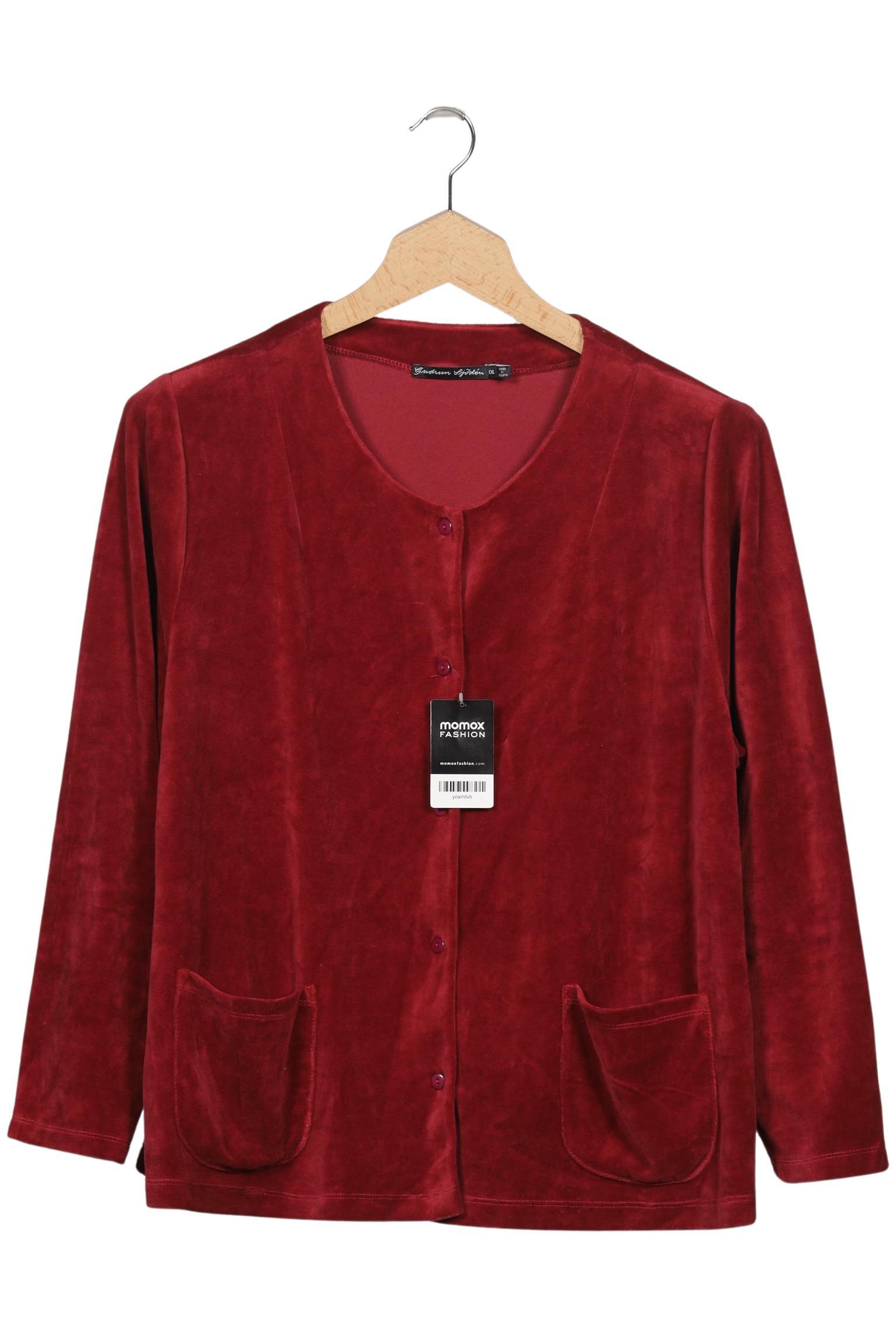 

Gudrun Sjödén Damen Strickjacke, rot, Gr. 46
